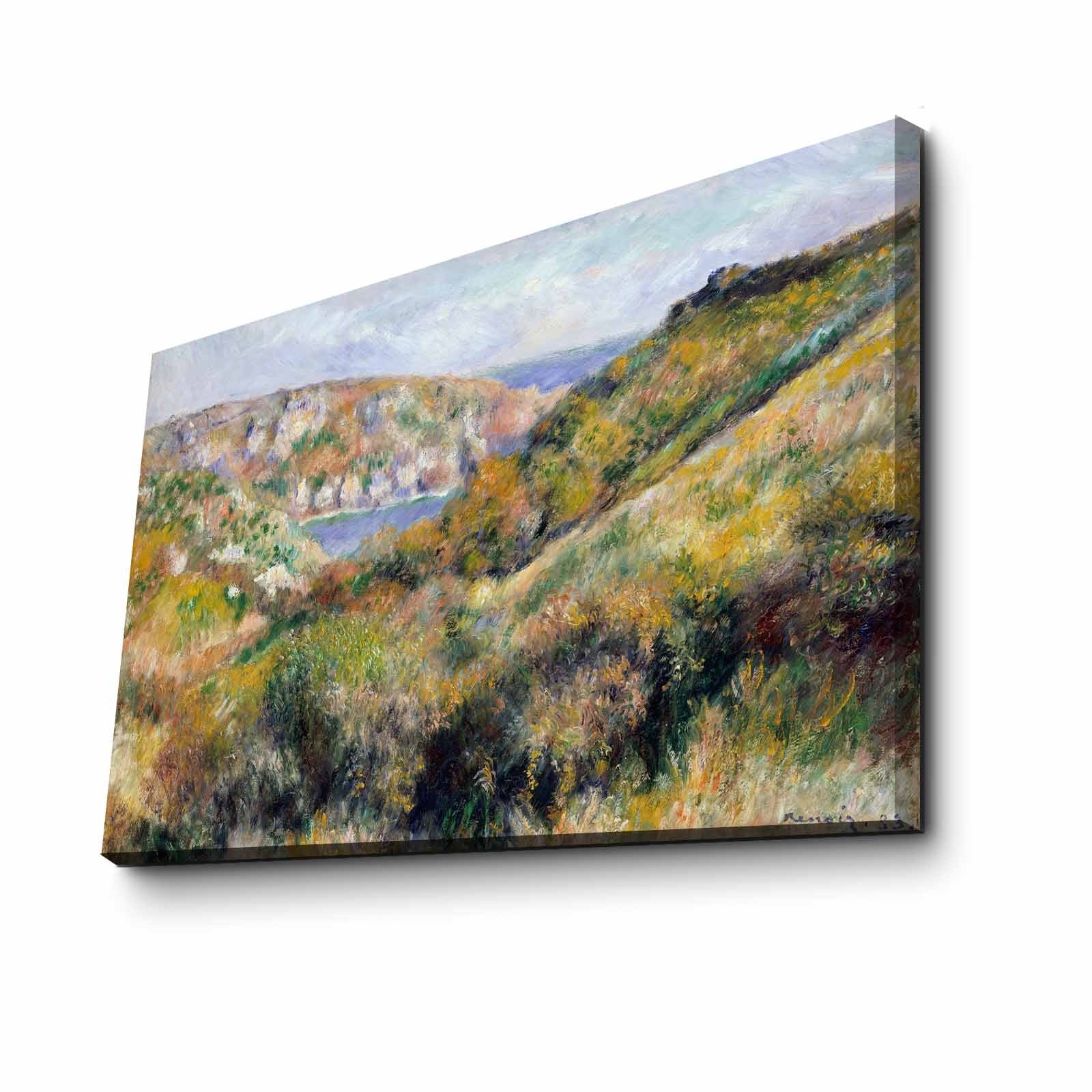 Tela Decorativa Multicolor em Suede 100% 45x70 cm com Moldura de Madeira 3 cm – FAMOUSART-068