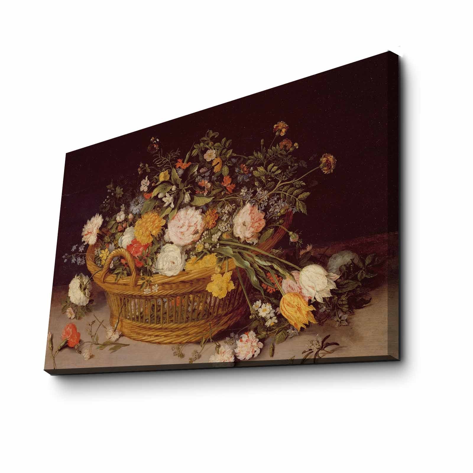 Tela Decorativa em Suede 100% — FAMOUSART-069, Multicolor, 45 x 70 cm, Moldura de Madeira 3 cm