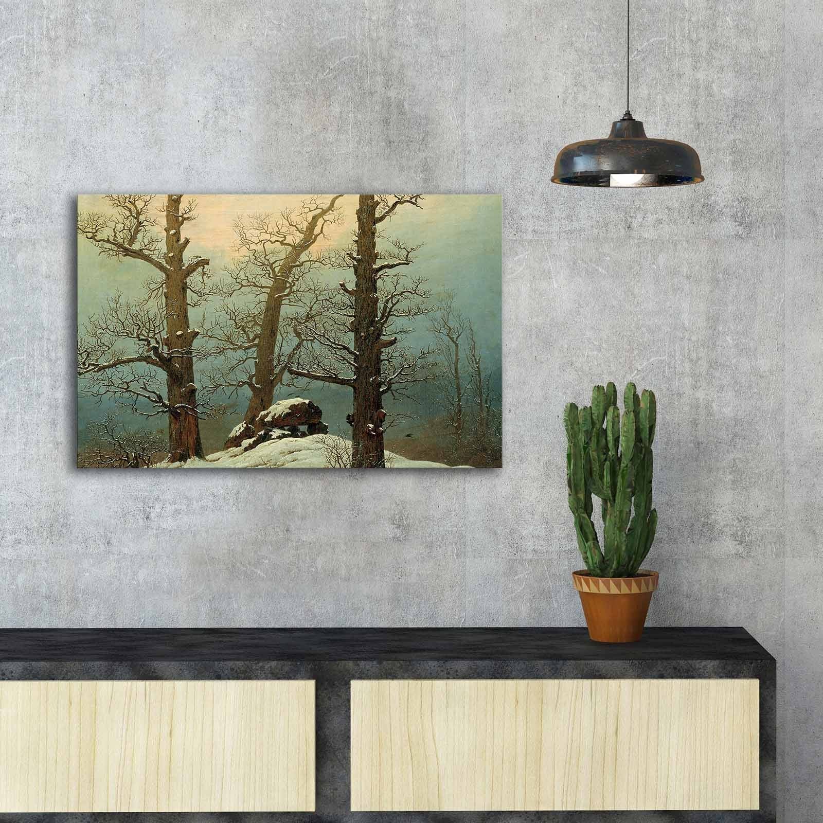 Tela Decorativa em Canvas Camurça 100% com Moldura de Madeira 3 cm – Multicolor – 45 x 70 cm (FAMOUSART-072)