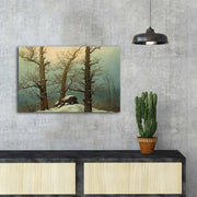 Tela Decorativa em Canvas Camurça 100% com Moldura de Madeira 3 cm – Multicolor – 45 x 70 cm (FAMOUSART-072)