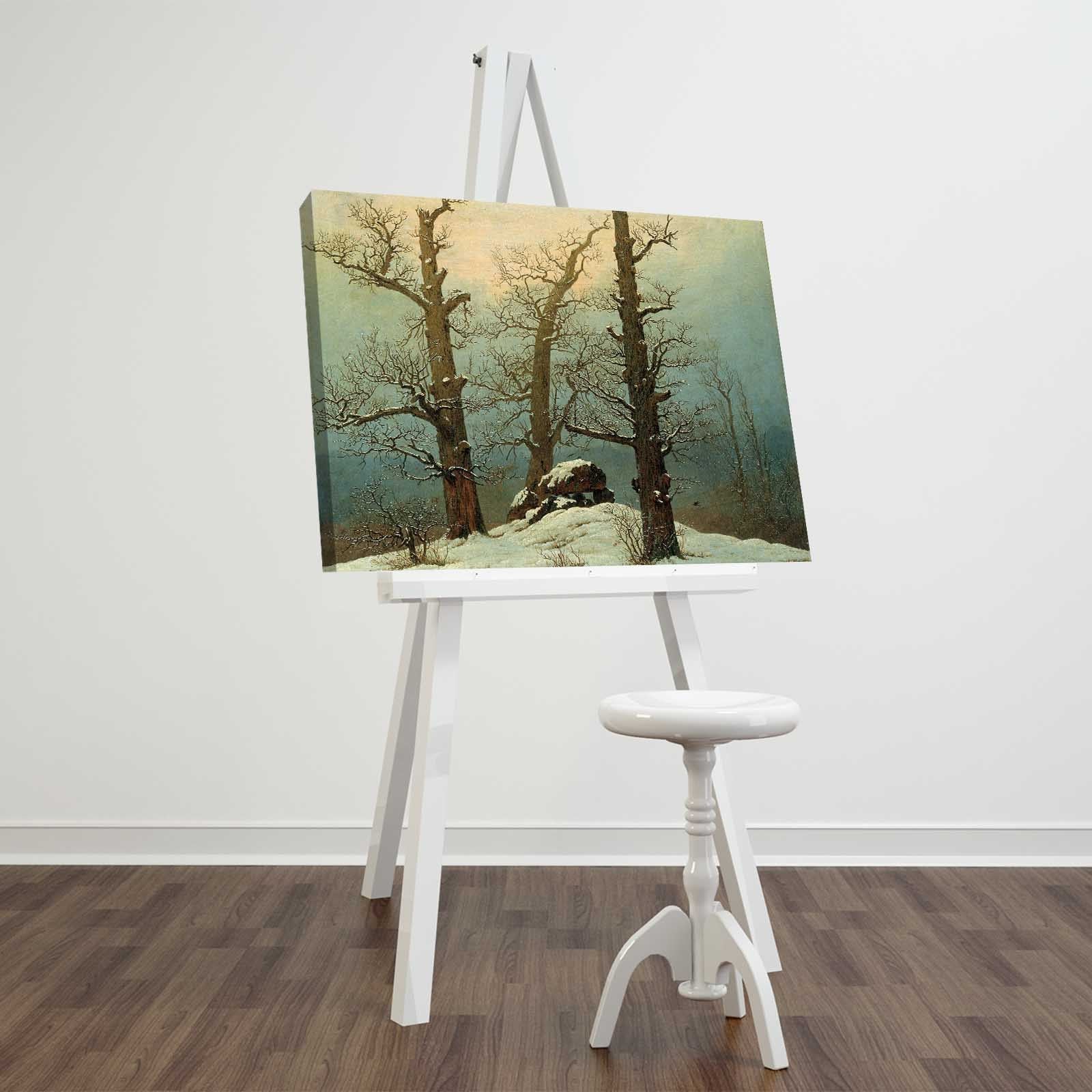 Tela Decorativa em Canvas Camurça 100% com Moldura de Madeira 3 cm – Multicolor – 45 x 70 cm (FAMOUSART-072)