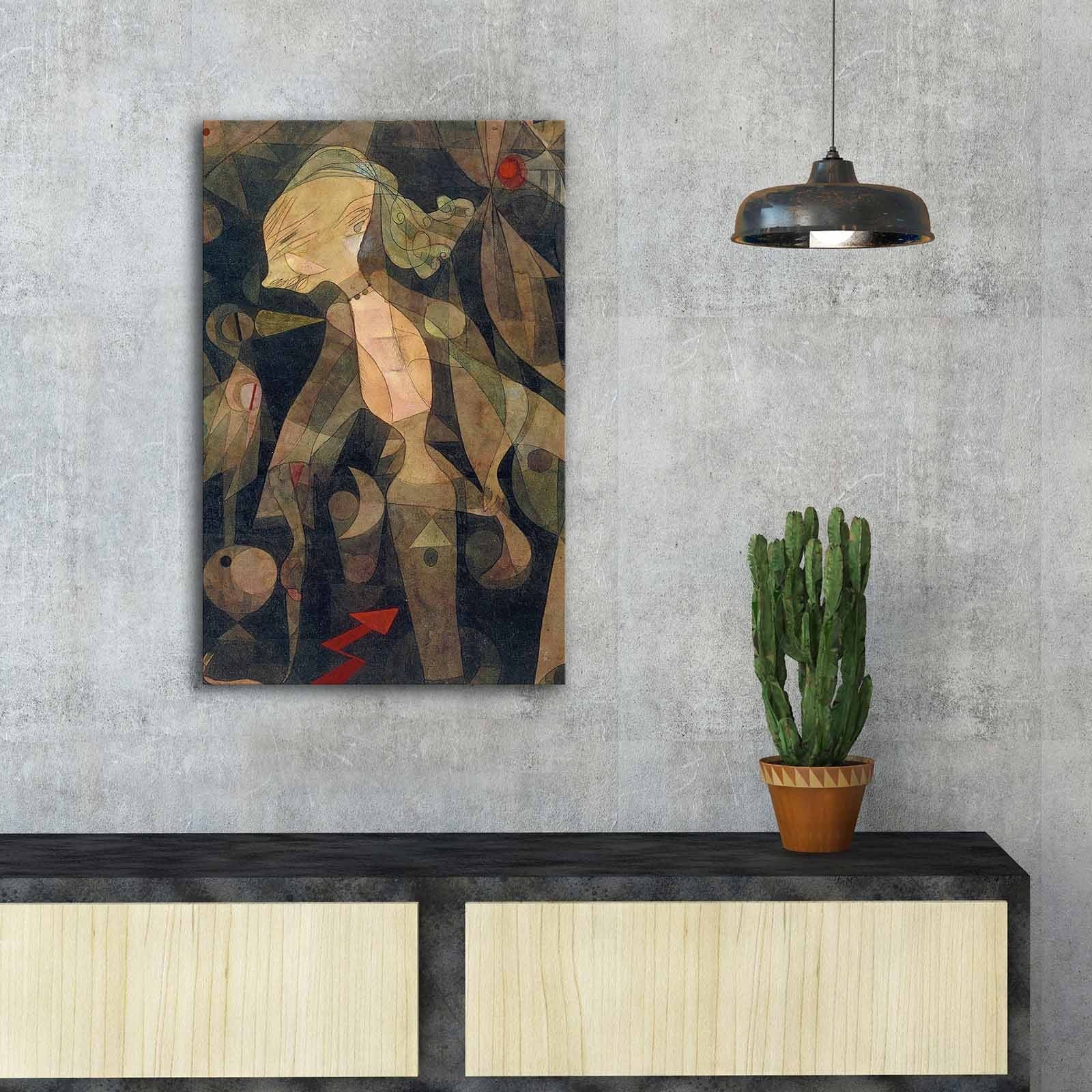 Tela Decorativa Multicolor em Suede (45 x 70 cm) com Moldura de Madeira 3 cm – FAMOUSART-080