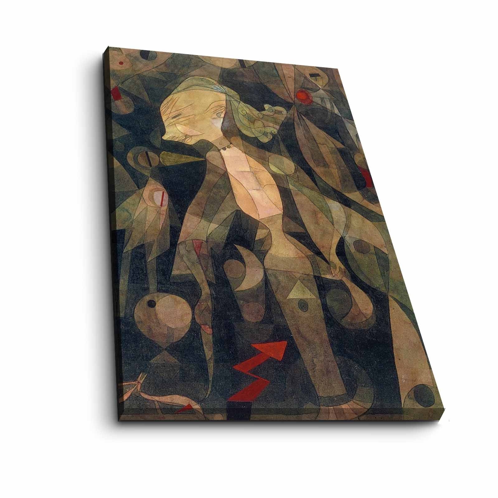 Tela Decorativa Multicolor em Suede (45 x 70 cm) com Moldura de Madeira 3 cm – FAMOUSART-080