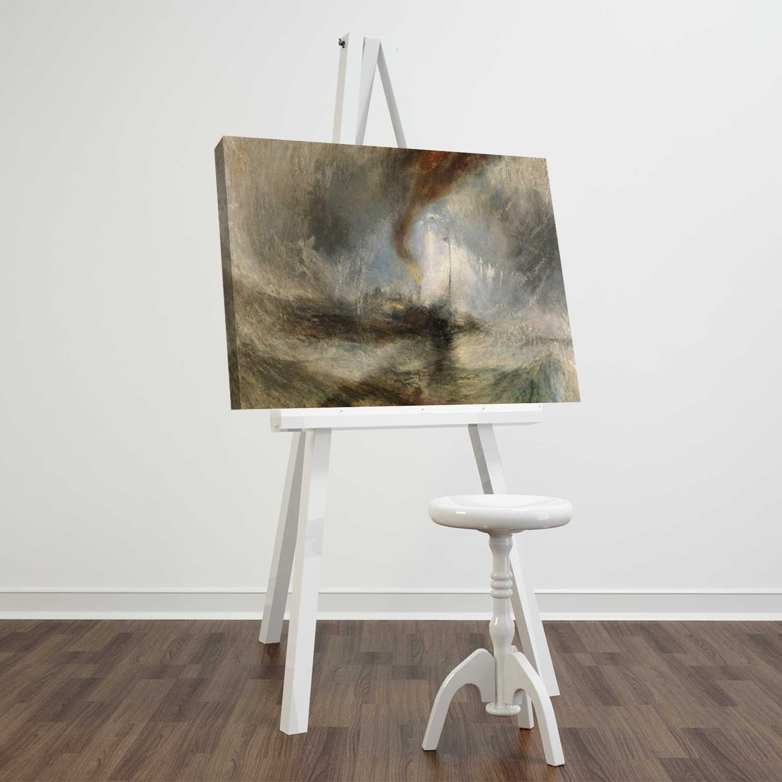 Quadro em Tela 100% Camurça FAMOUSART-083, Multicolor, 45 x 70 cm, Moldura de Madeira 3 cm