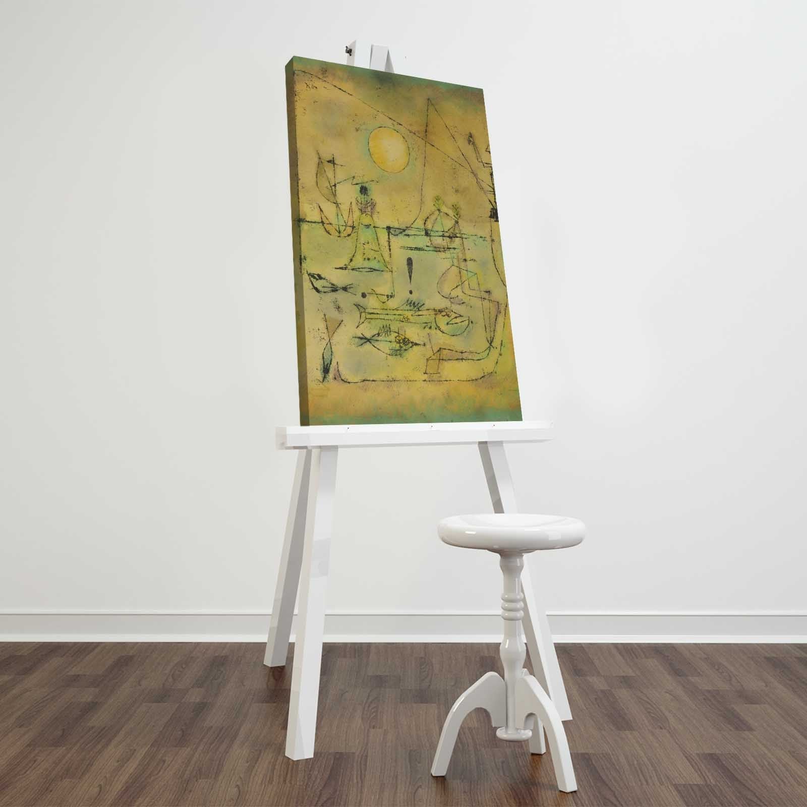 Tela Decorativa em Suede 100% Multicolor 45 x 70 cm com Moldura de Madeira 3 cm – FAMOUSART-087