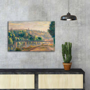 Quadro em Tela Decorativa Multicolor FAMOUSART-096, 45x70 cm, Tela Suede 100%, Moldura de Madeira (3 cm)