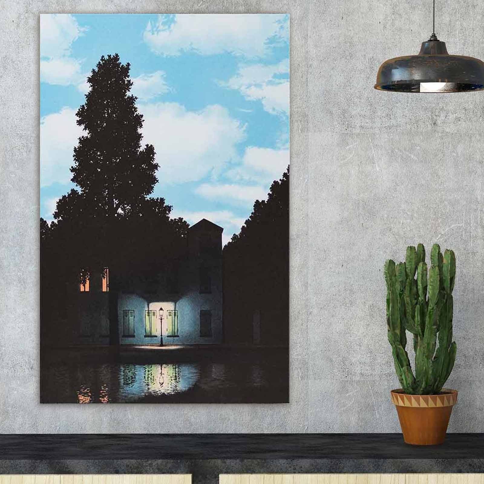 Pintura decorativa em tela – 45 x 70 cm – moldura 100% madeira