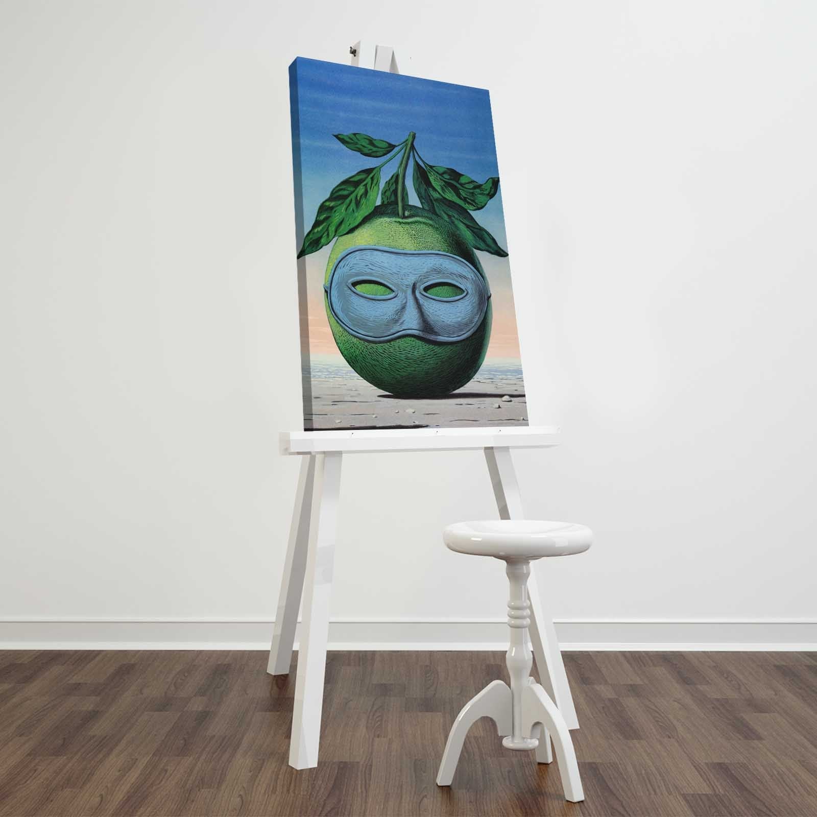 Quadro em Tela Decorativa Multicolor 45x70 cm, Tela em Camurça 100% e Moldura de Madeira 3 cm – FAMOUSART-098