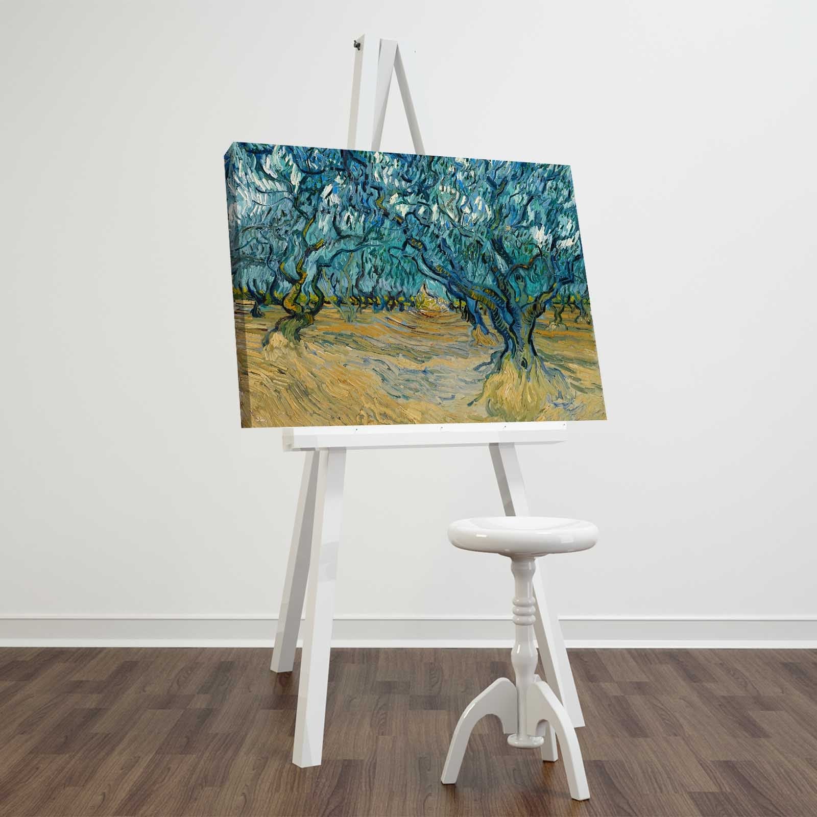 Tela Decorativa Multicolor 45 x 70 cm em Canvas de Camurça 100% com Moldura de Madeira (3 cm) — FAMOUSART-113