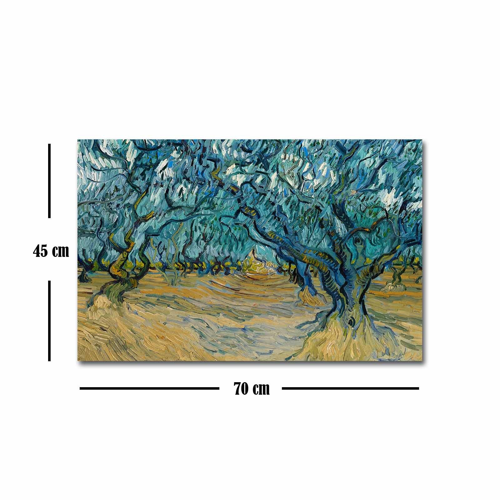 Tela Decorativa Multicolor 45 x 70 cm em Canvas de Camurça 100% com Moldura de Madeira (3 cm) — FAMOUSART-113