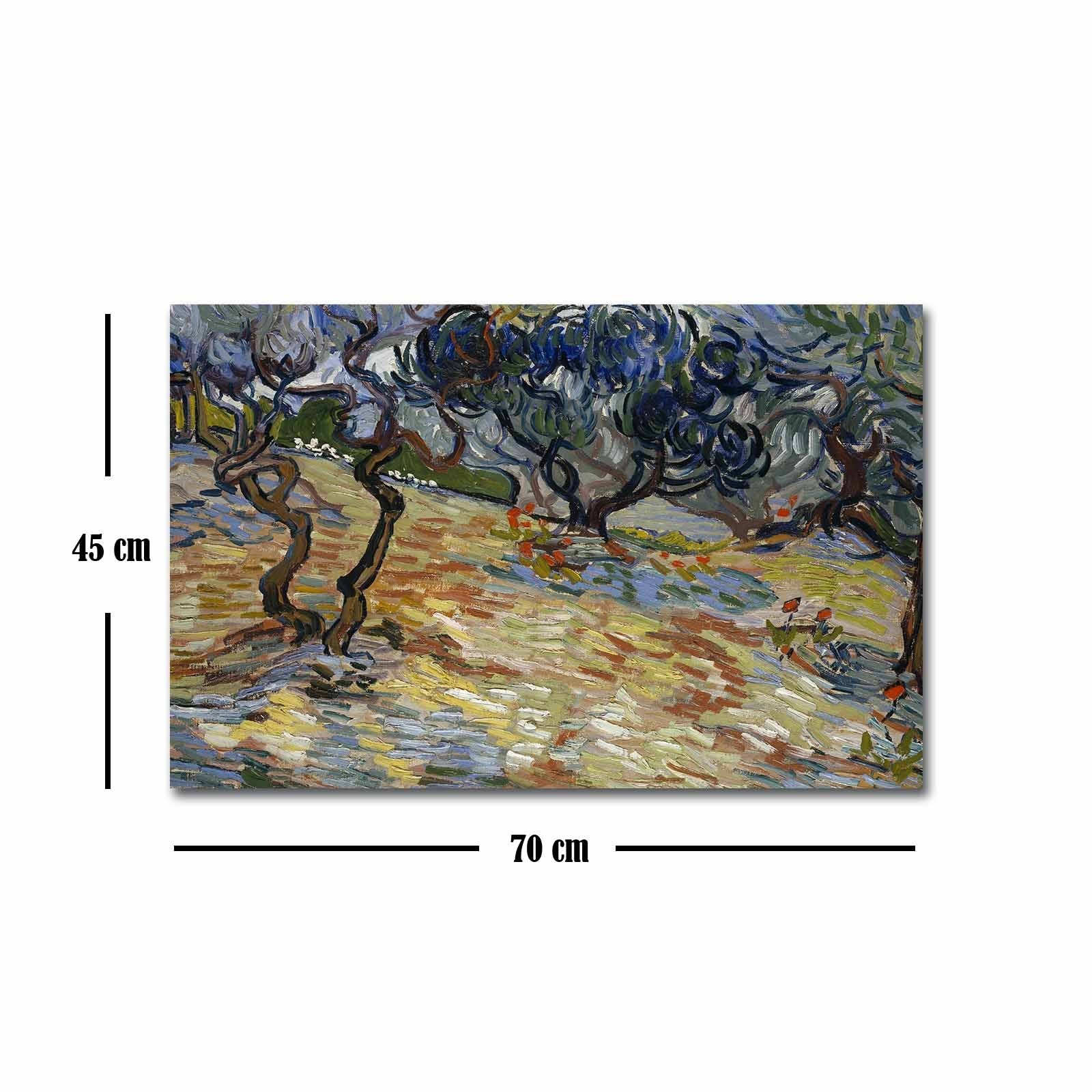 Quadro em Tela Suede 100% Multicolor 45x70 cm com Moldura 100% Madeira (3 cm) – FAMOUSART-114 | 249CVT1505