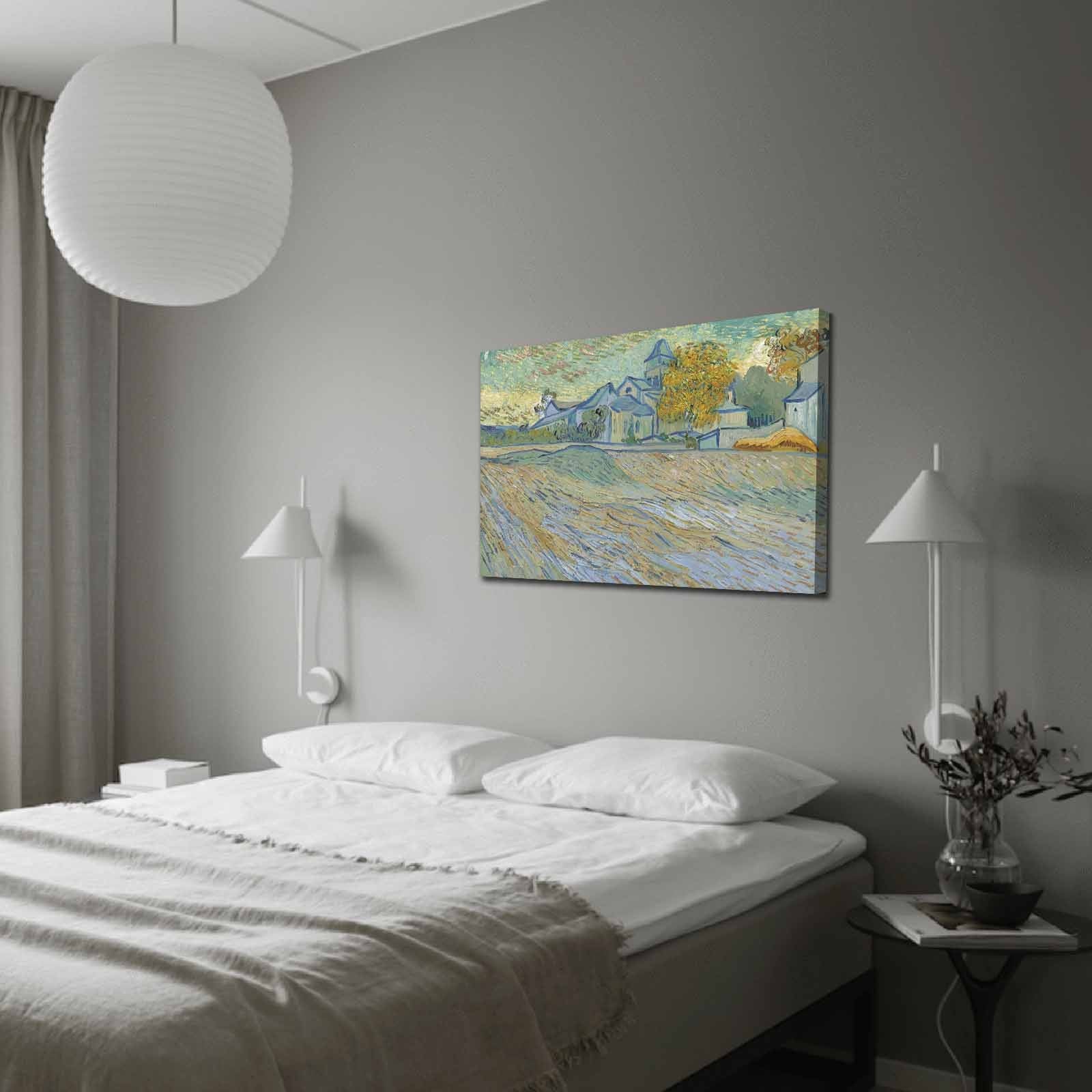 Tela Decorativa Famous Art 70x100 cm – Camurça 100% com Moldura de Madeira 3 cm – Multicolor