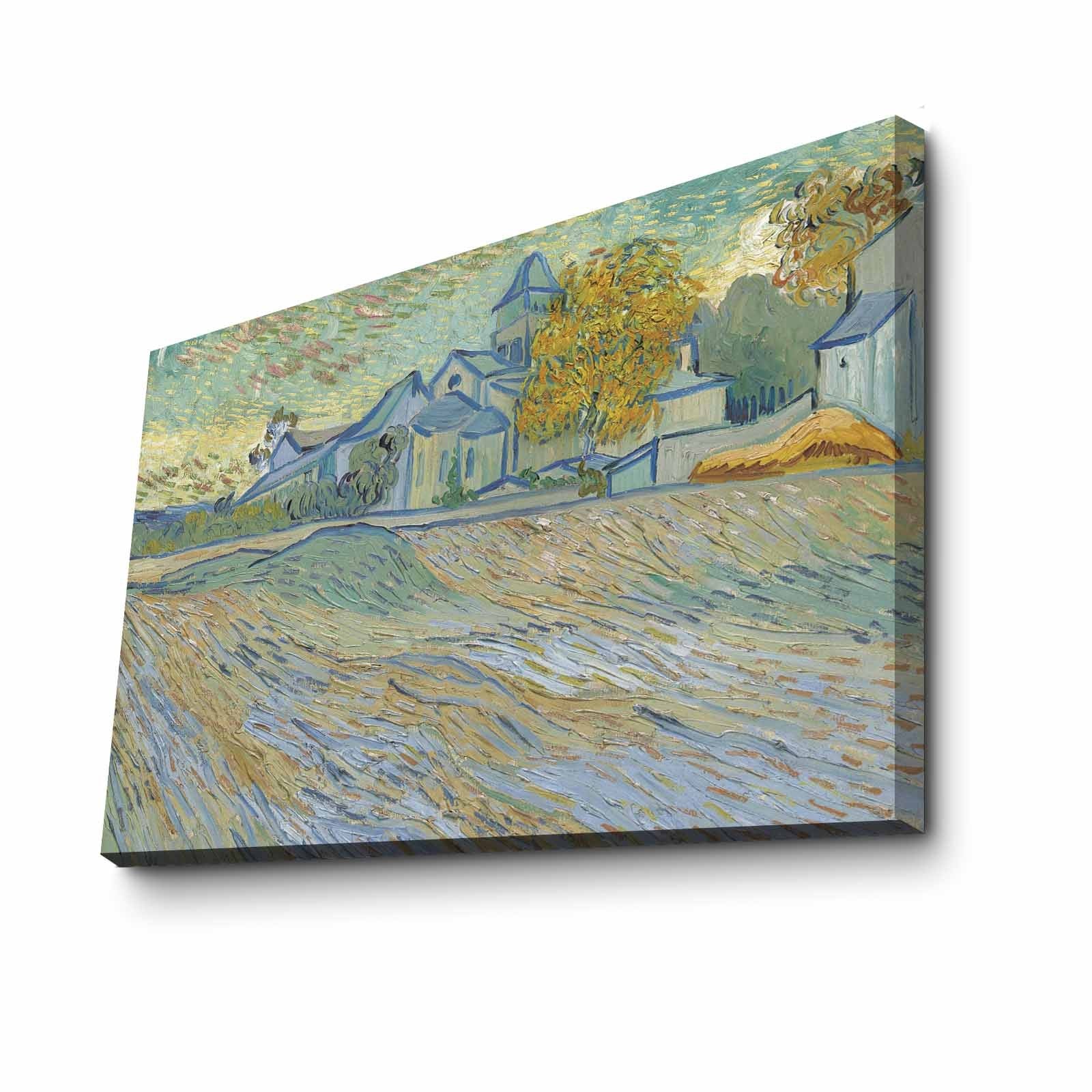 Tela Decorativa Famous Art 70x100 cm – Camurça 100% com Moldura de Madeira 3 cm – Multicolor