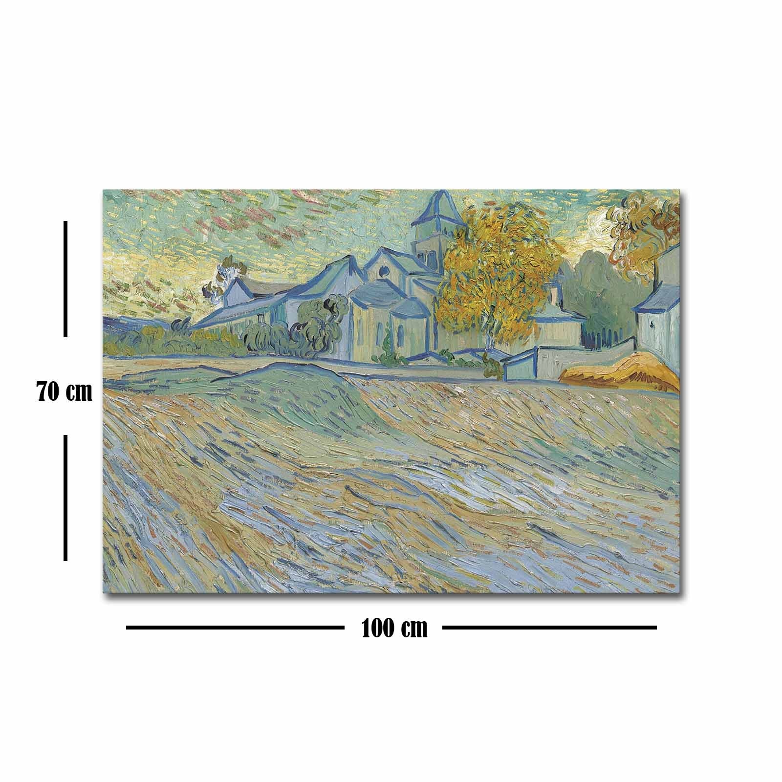 Tela Decorativa Famous Art 70x100 cm – Camurça 100% com Moldura de Madeira 3 cm – Multicolor