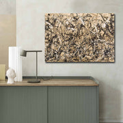 Tela Decorativa em Canvas Suede Multicolor 70 x 100 cm com Moldura 100% Madeira (3 cm) – 70100FAMOUSART-009