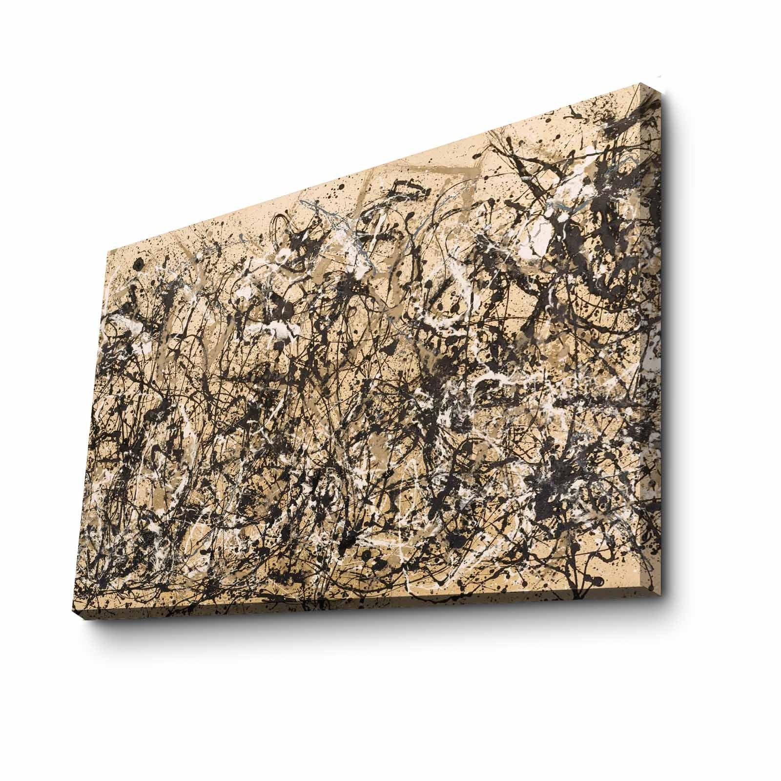 Tela Decorativa em Canvas Suede Multicolor 70 x 100 cm com Moldura 100% Madeira (3 cm) – 70100FAMOUSART-009