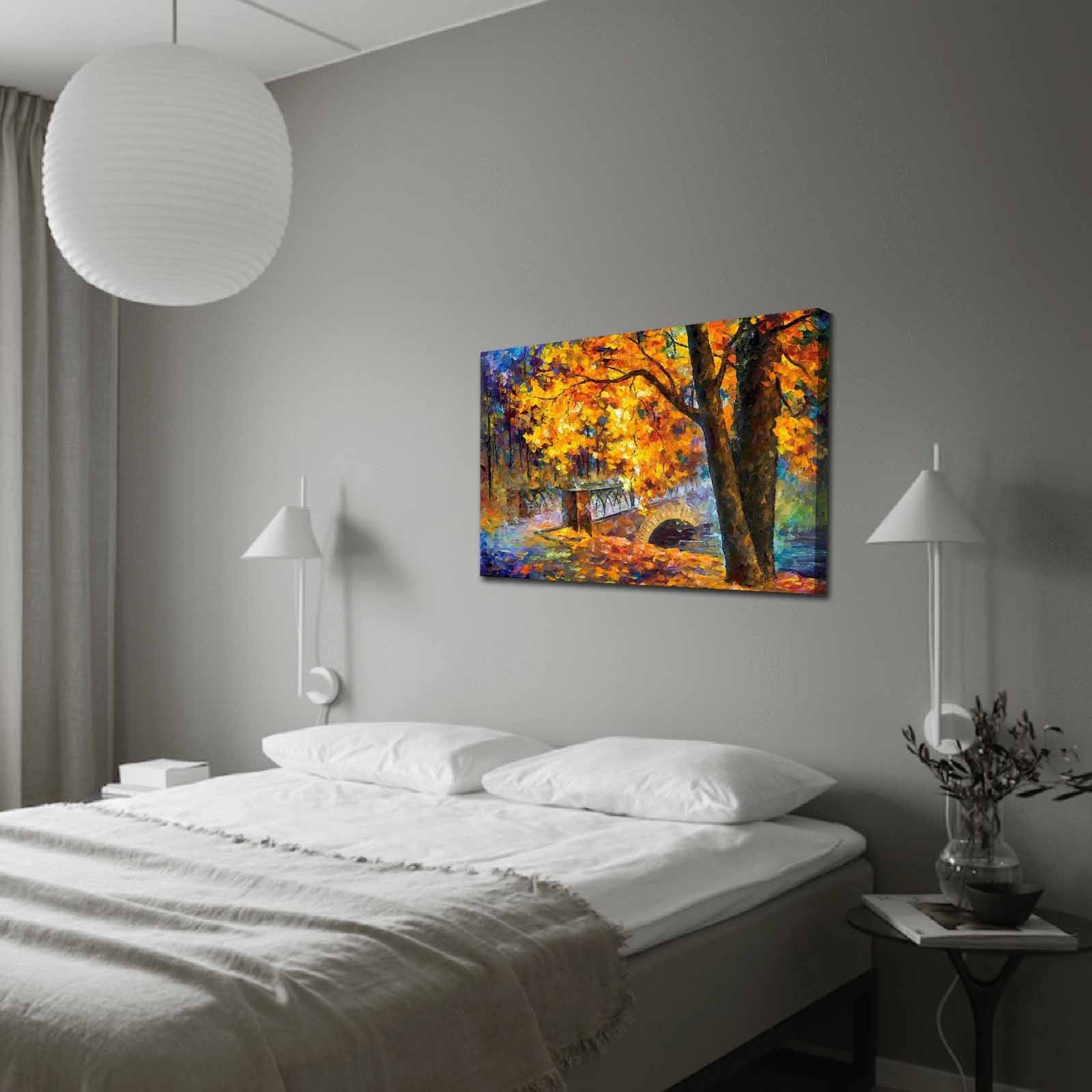 Quadro em Tela Decorativa 70x100 cm, Camurça 100%, Moldura de Madeira 3 cm – Multicolor