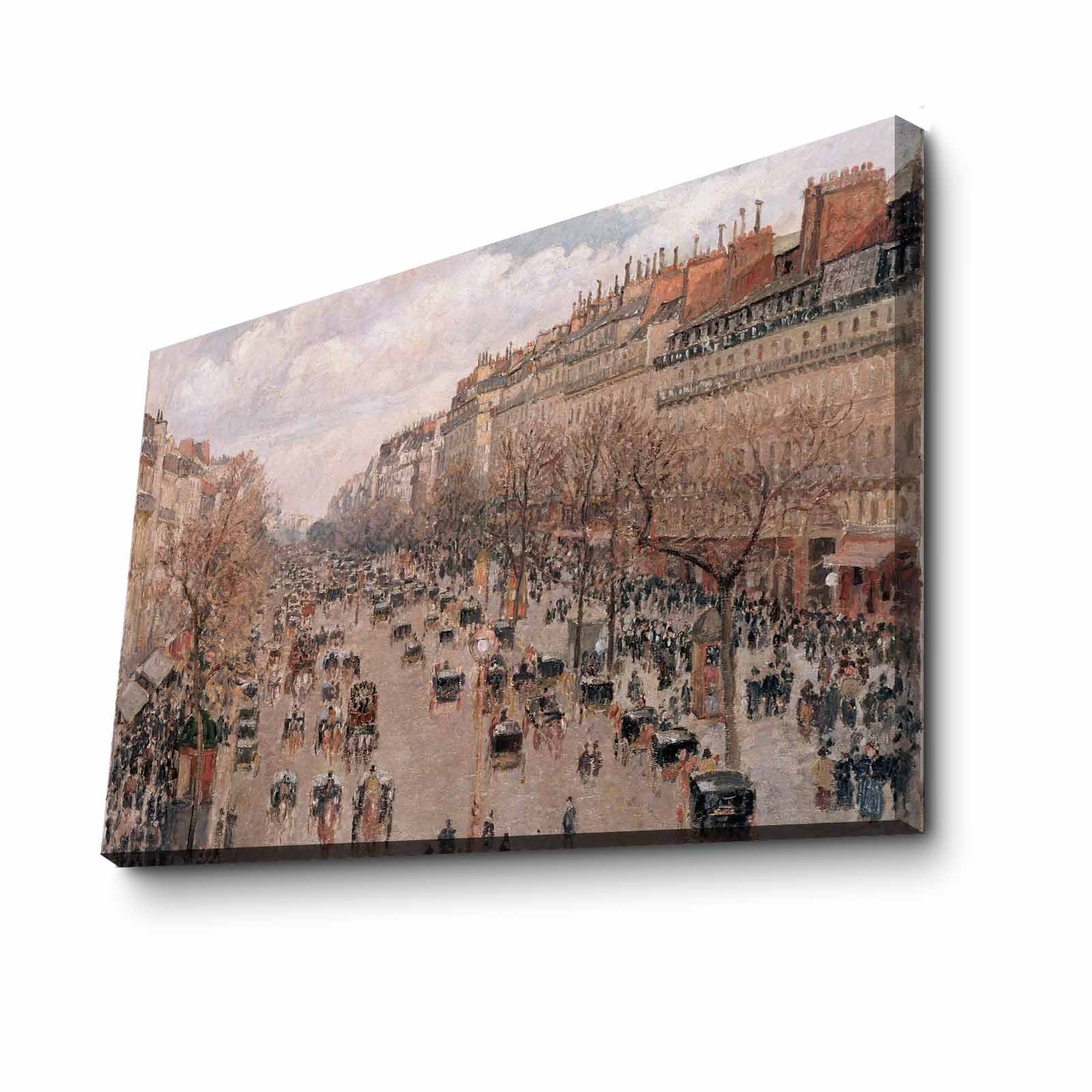 Quadro Tela Decorativa Multicolor 70x100 cm | Camurça 100% | Moldura de Madeira 3 cm