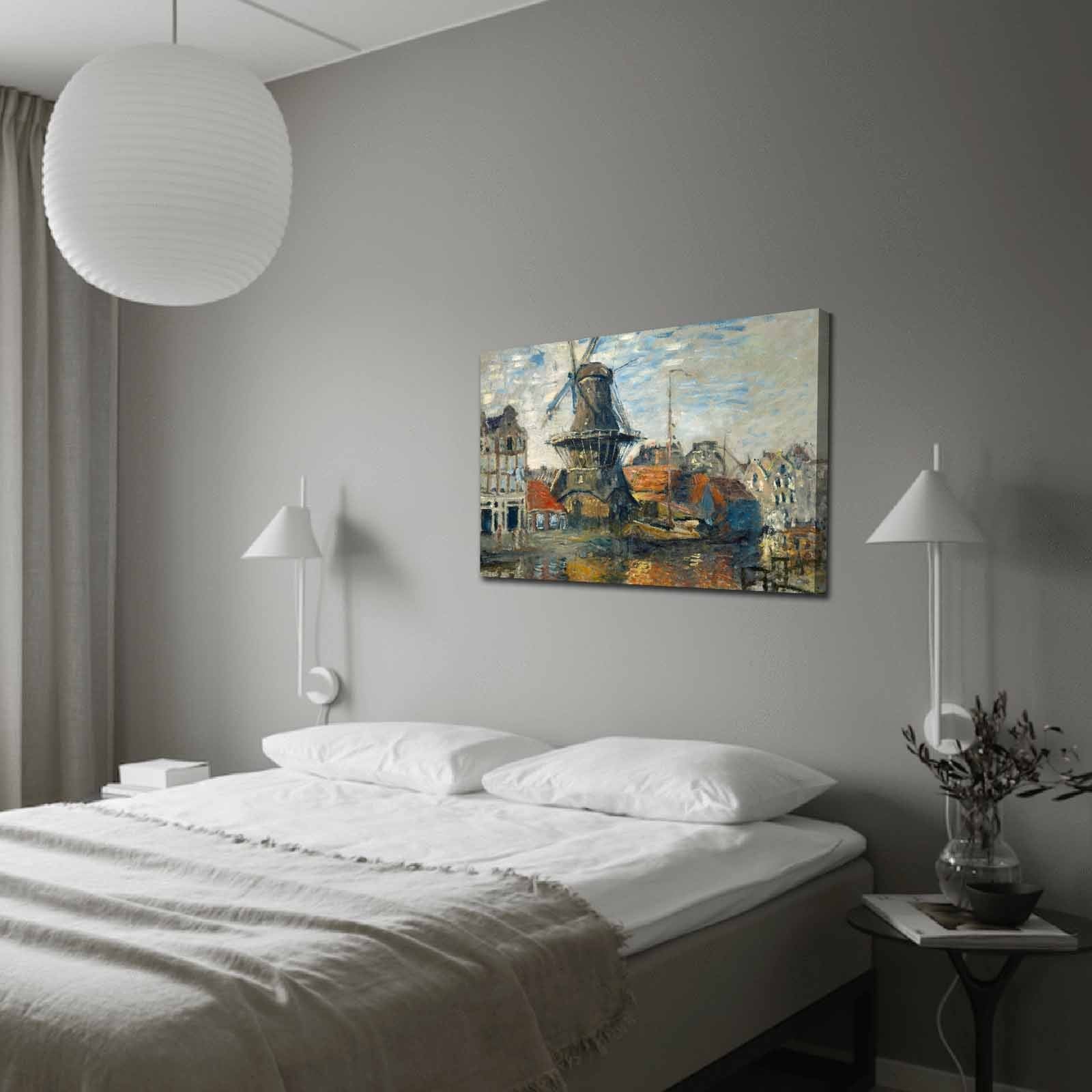 Tela Decorativa Famous Art 016 70x100 cm – Camurça 100% com Moldura de Madeira 3 cm – Multicolorido