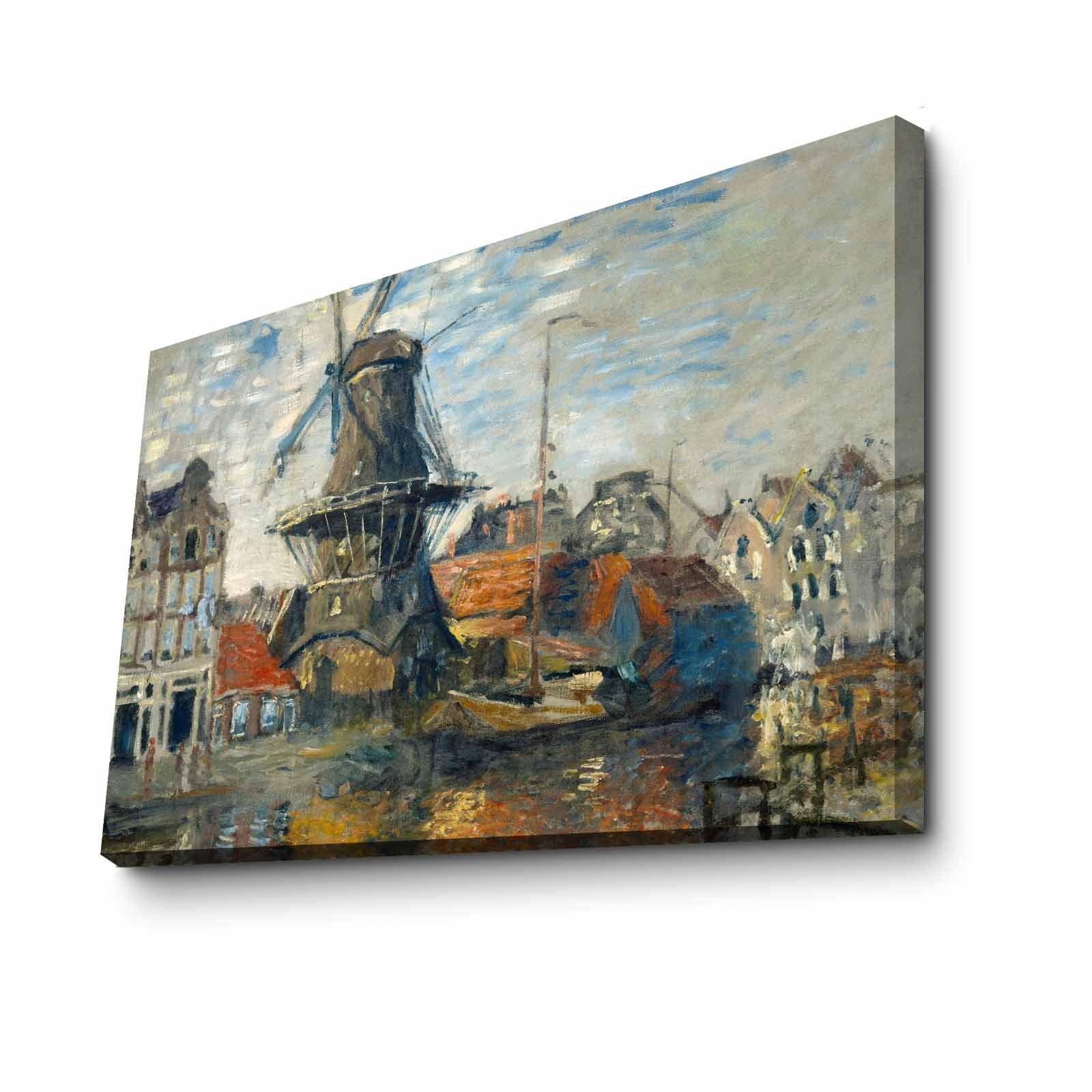 Tela Decorativa Famous Art 016 70x100 cm – Camurça 100% com Moldura de Madeira 3 cm – Multicolorido
