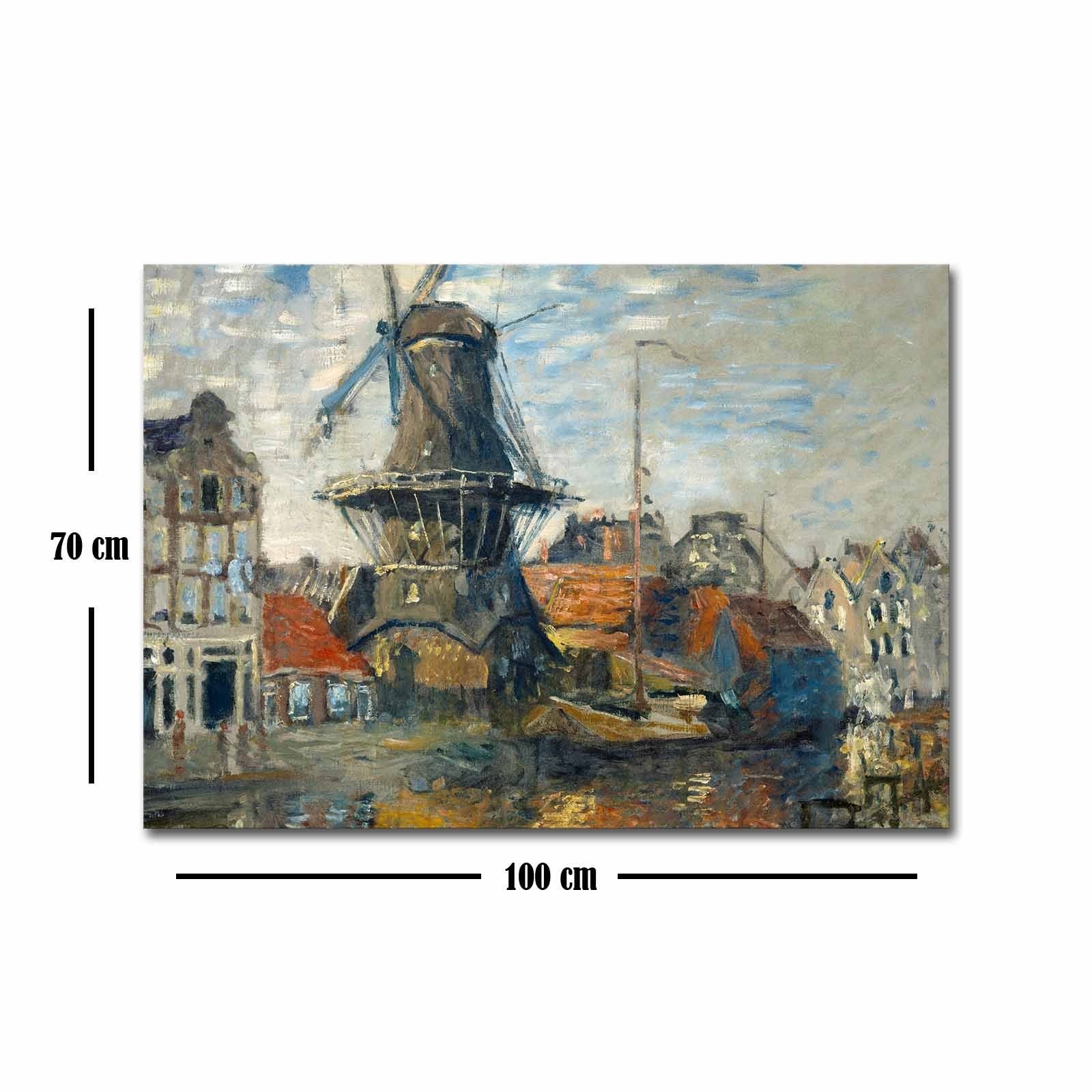Tela Decorativa Famous Art 016 70x100 cm – Camurça 100% com Moldura de Madeira 3 cm – Multicolorido