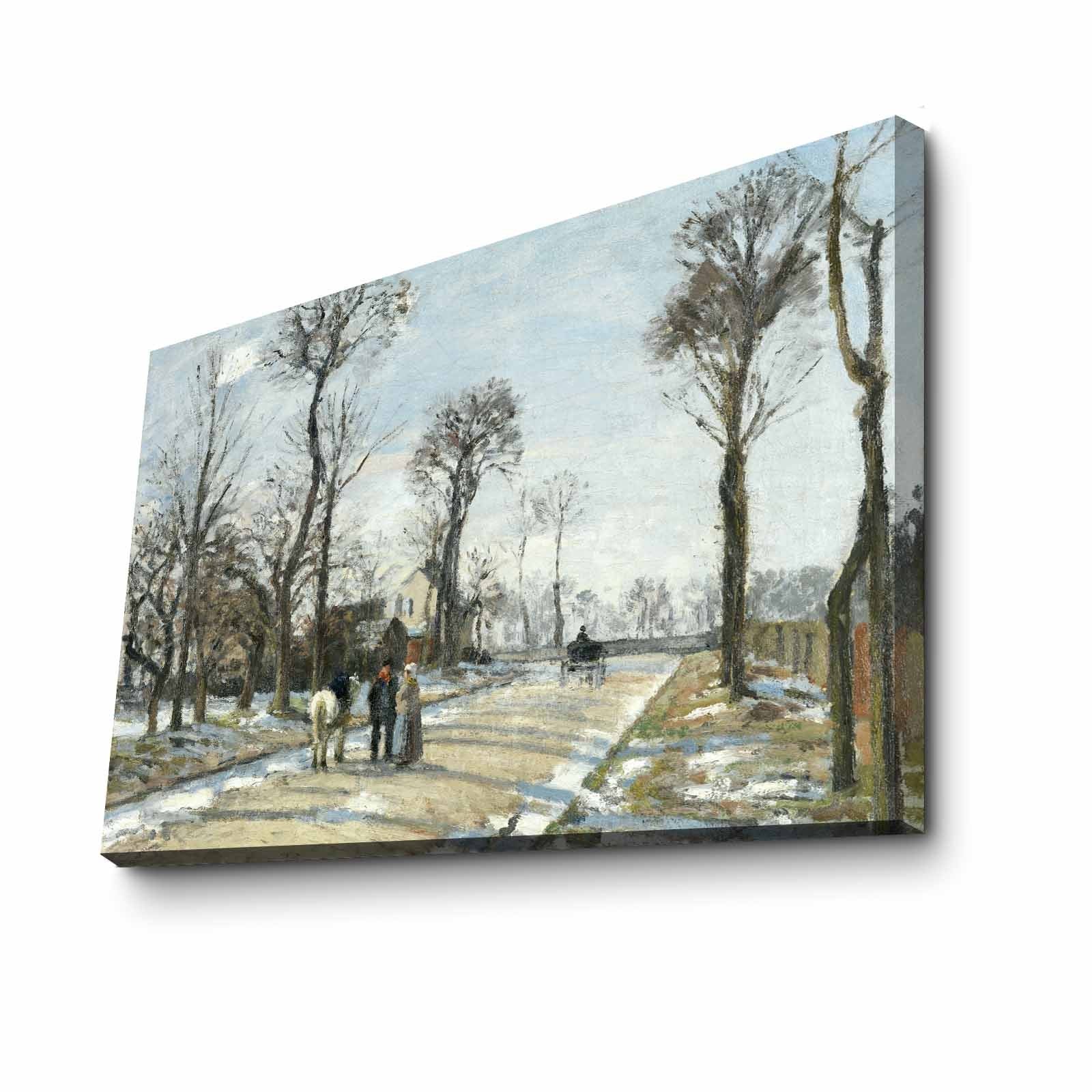 Quadro em Tela Decorativo Multicolor 70x100 cm – Canvas de Camurça 100% com Moldura de Madeira 3 cm | Famous Art 017