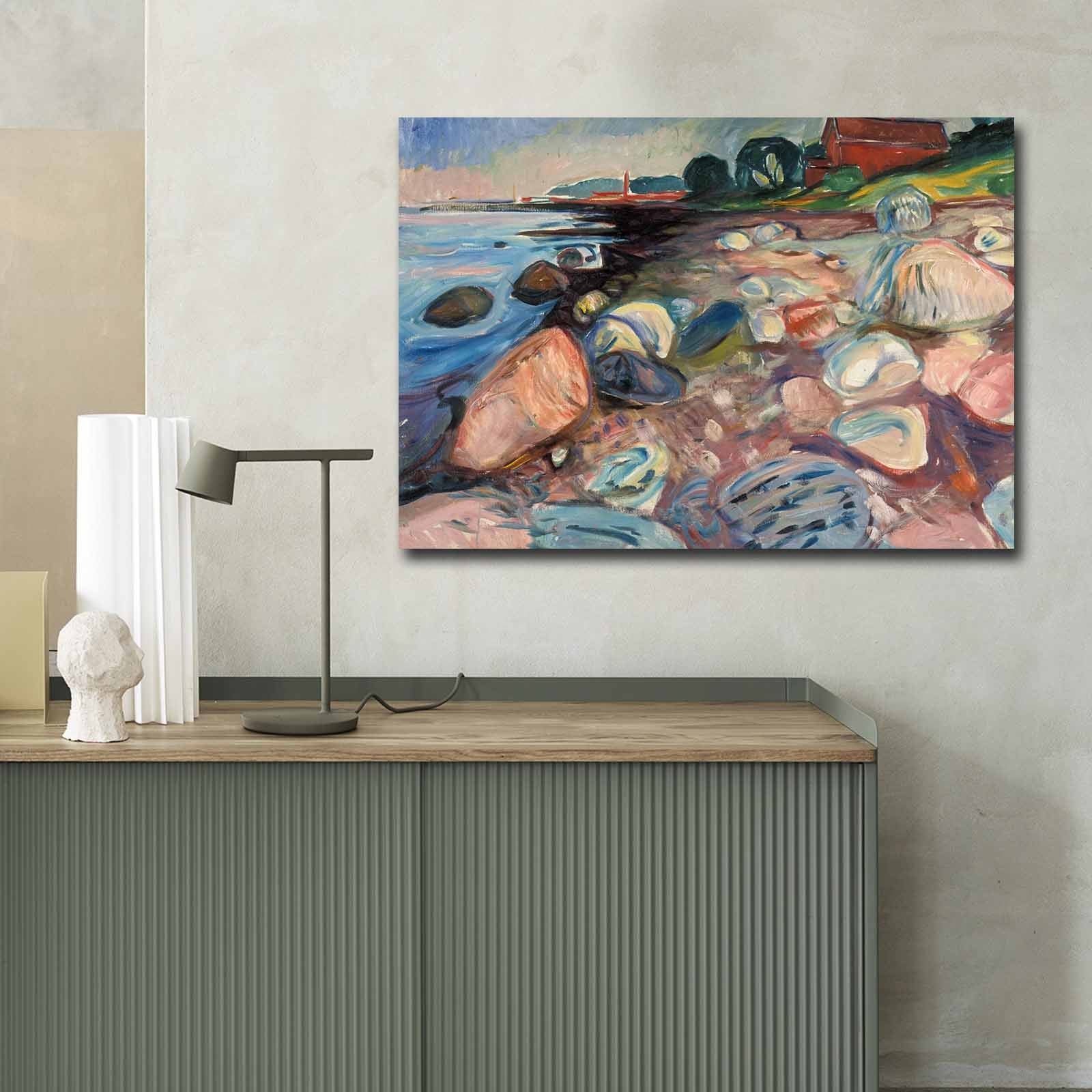 Quadro em Tela Decorativa Multicolor 70x100 cm – Canvas Suede 100% com Moldura de Madeira 3 cm