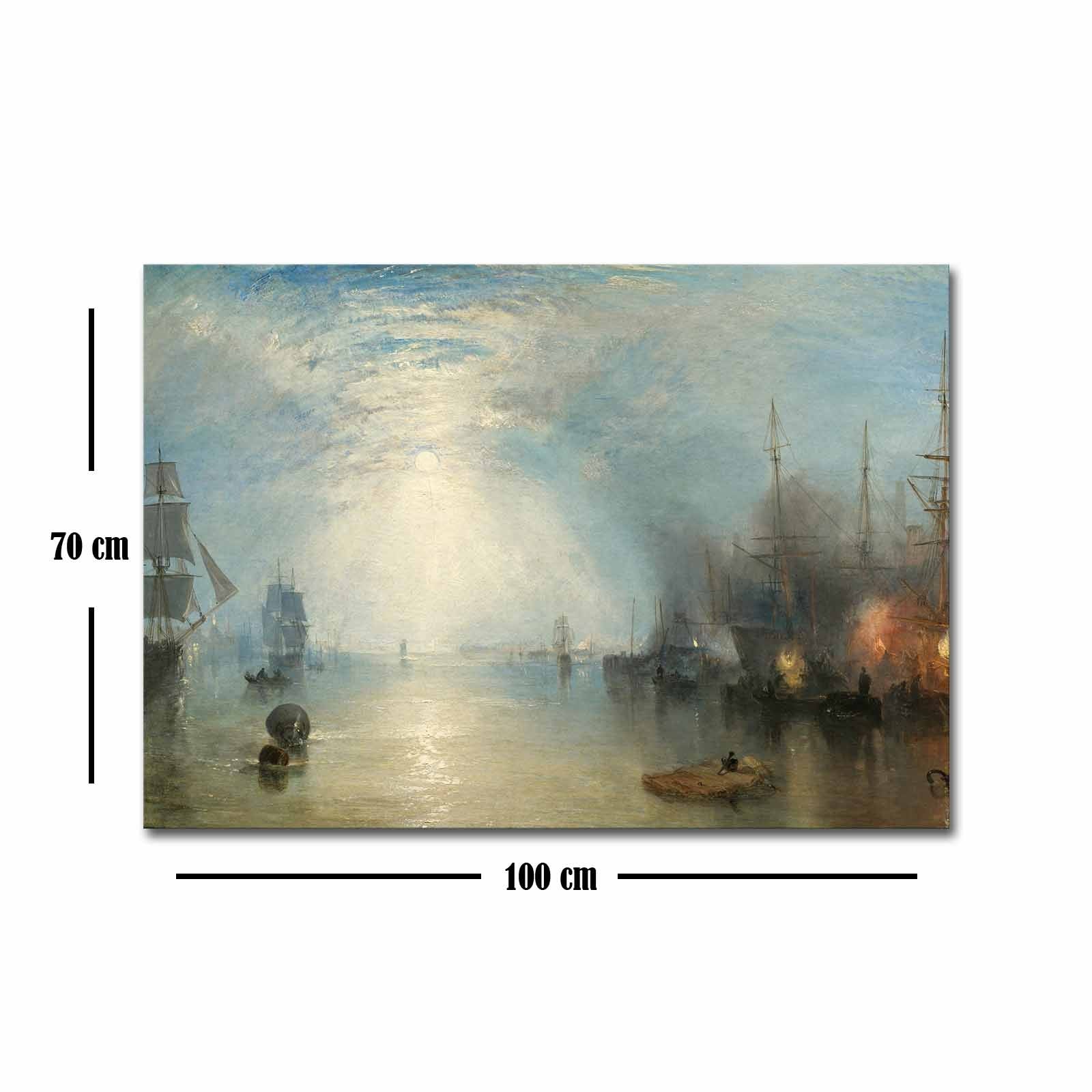 Quadro em Tela Decorativo Multicor 70x100 cm – Canvas Suede 100% com Moldura 100% Madeira (3 cm)