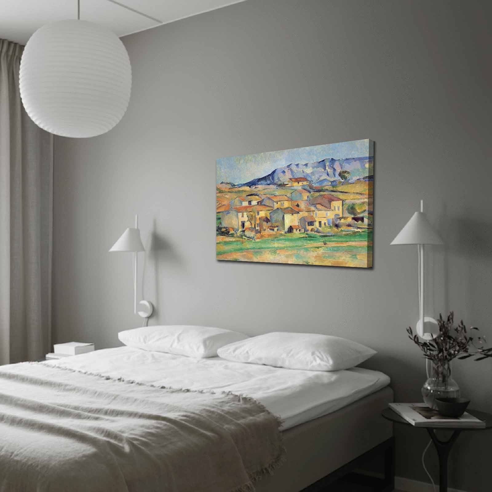 Tela Decorativa Multicolor 70x100 cm – Suede Canvas 100% com Moldura de Madeira 3 cm (FAMOUSART-043)