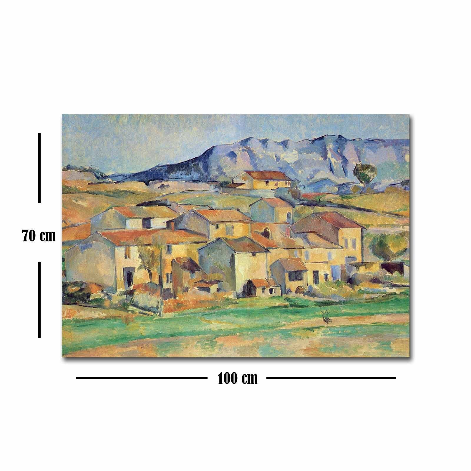 Tela Decorativa Multicolor 70x100 cm – Suede Canvas 100% com Moldura de Madeira 3 cm (FAMOUSART-043)