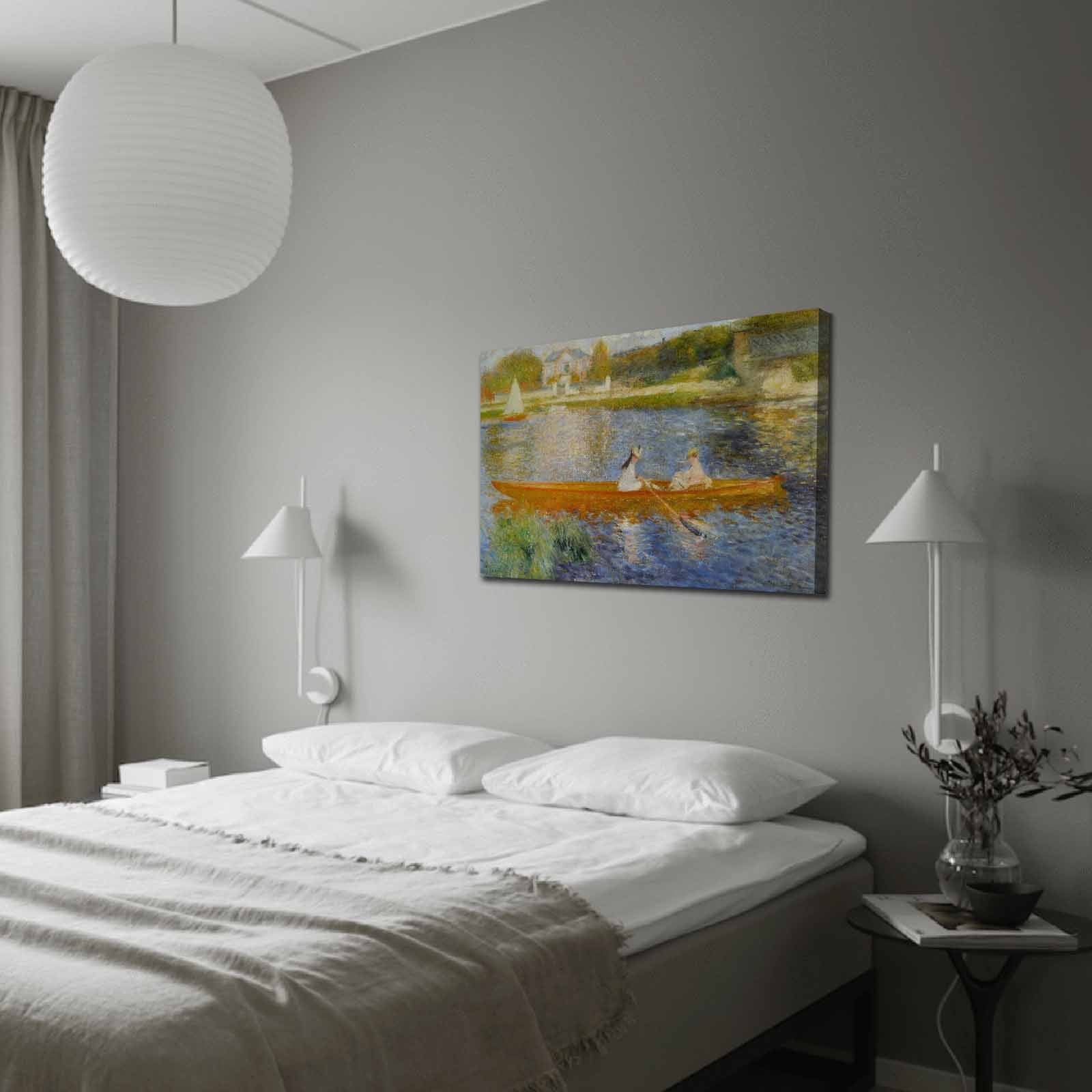 Quadro em Tela Decorativa Multicolor 70x100 cm | Camurça 100% | Moldura de Madeira 3 cm