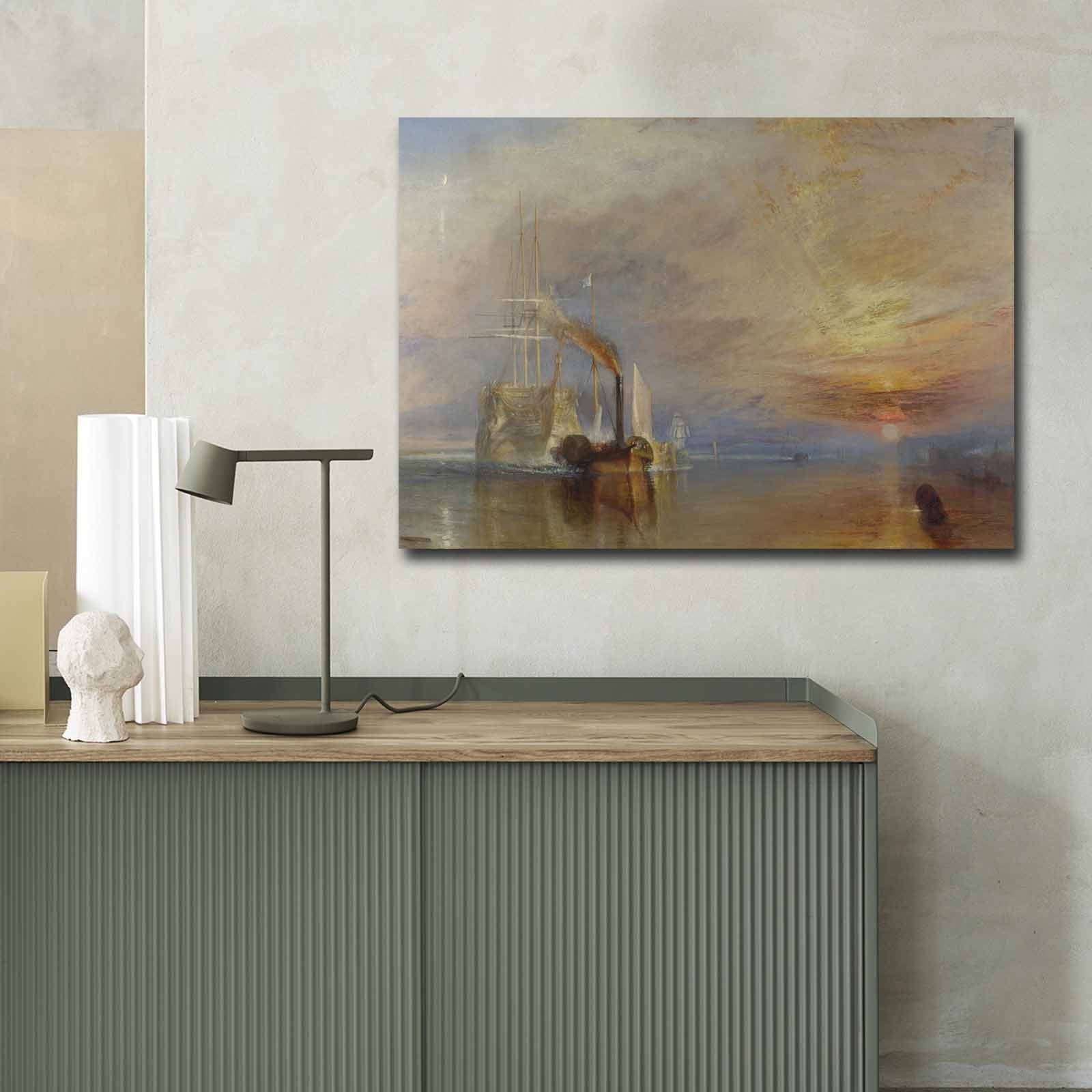 Tela Decorativa Multicolor 70x100 cm em Suede 100% com Moldura de Madeira 3 cm – 70100FAMOUSART-050