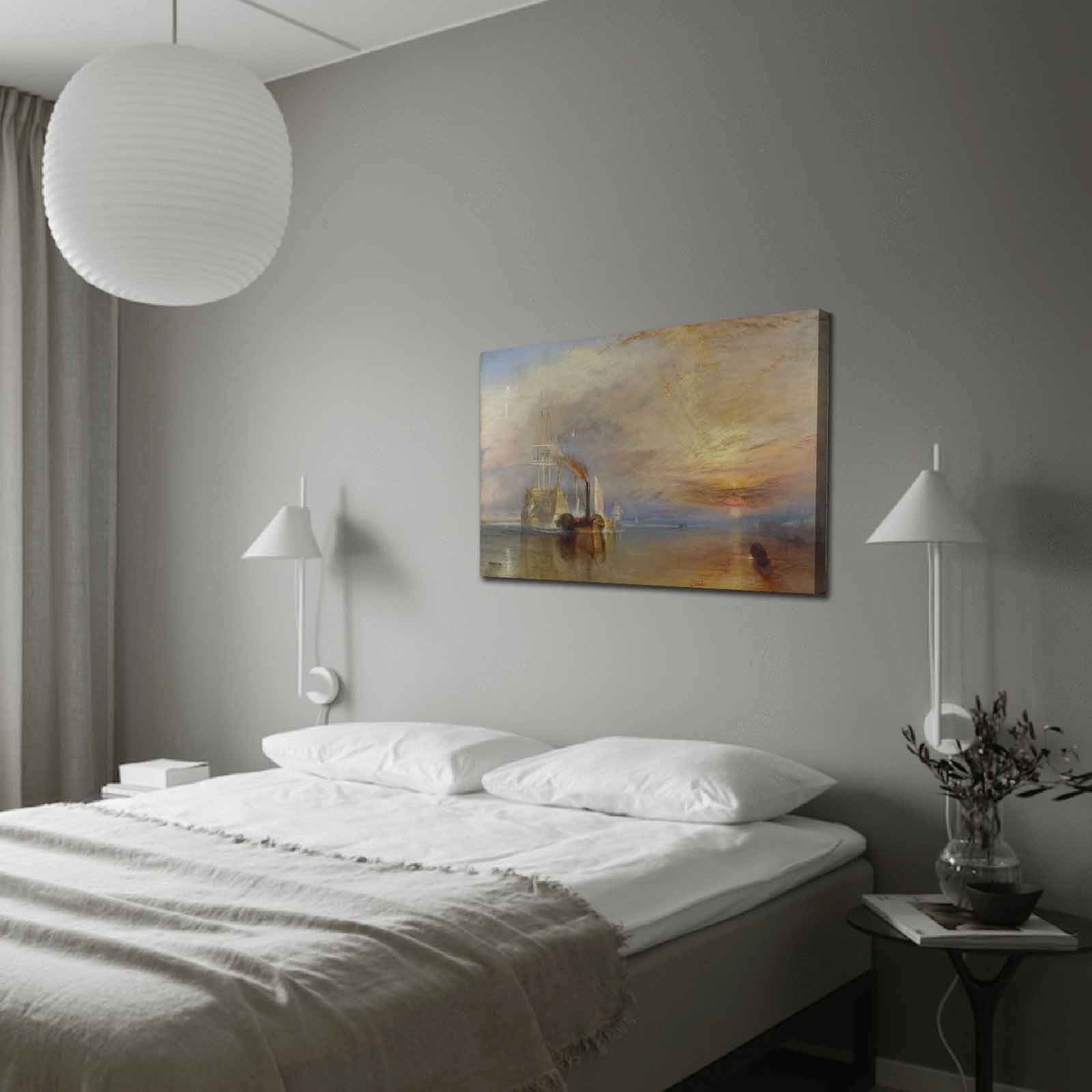 Tela Decorativa Multicolor 70x100 cm em Suede 100% com Moldura de Madeira 3 cm – 70100FAMOUSART-050