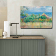 Quadro em Tela Decorativo Multicolor 70x100 cm em Suede 100% com Moldura de Madeira 3 cm