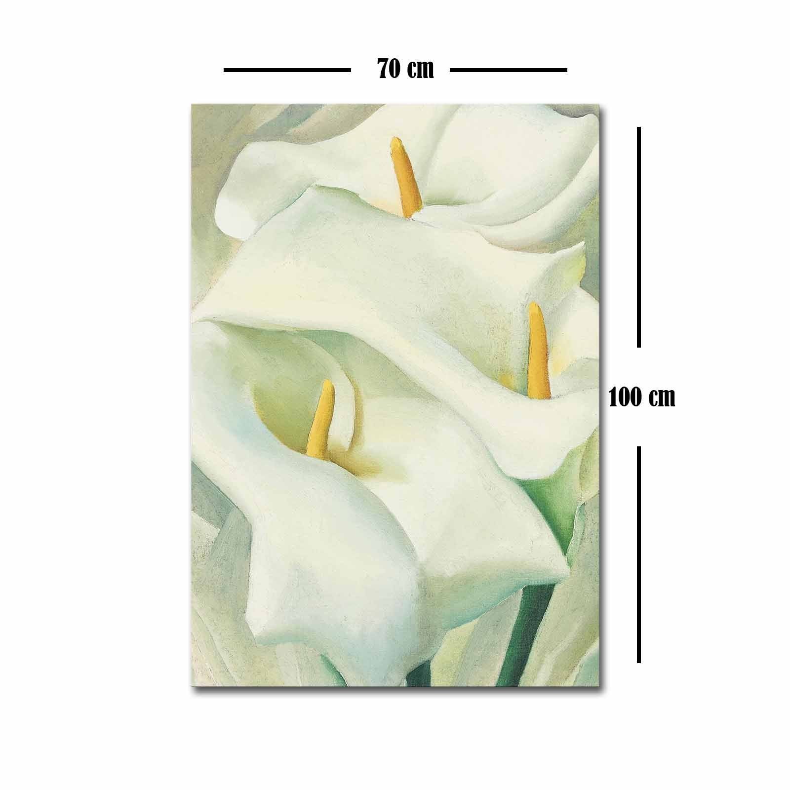 Tela Decorativa Multicolor 70x100 cm em Camurça 100% com Moldura de Madeira (3 cm)