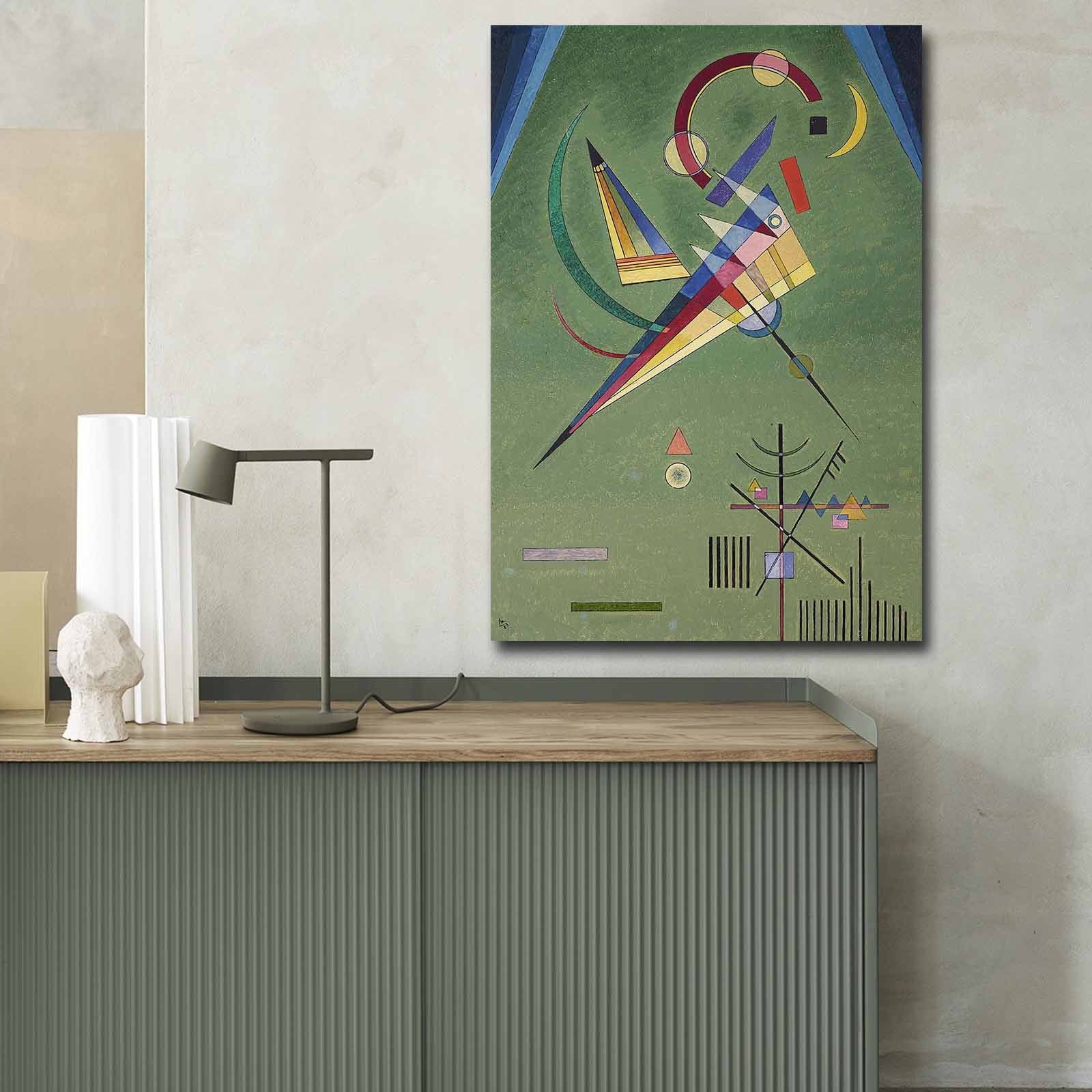 Quadro em Tela Decorativa Multicolorido 70x100 cm – Canvas Suede 100% com Moldura de Madeira 3 cm