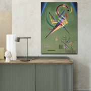 Quadro em Tela Decorativa Multicolorido 70x100 cm – Canvas Suede 100% com Moldura de Madeira 3 cm