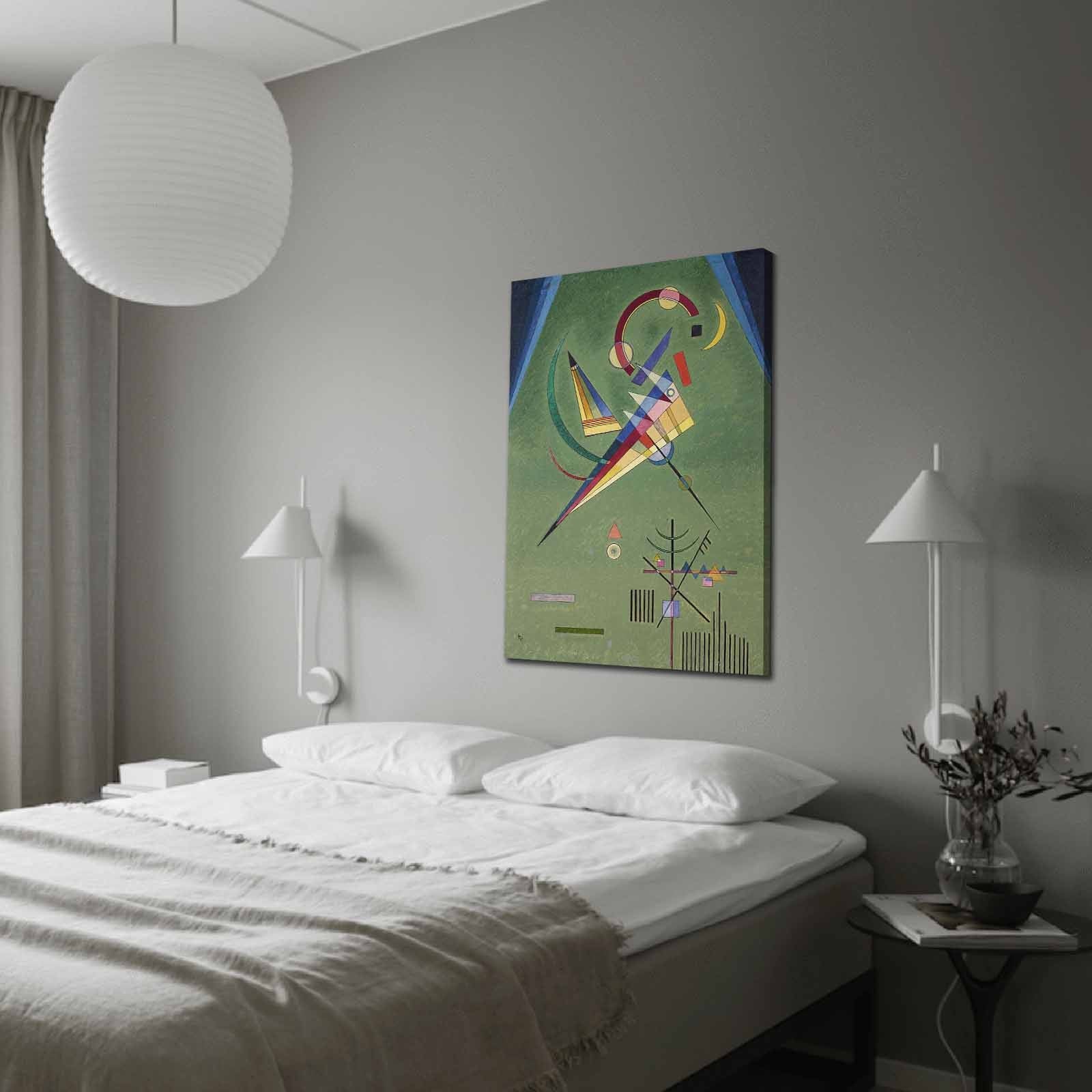 Quadro em Tela Decorativa Multicolorido 70x100 cm – Canvas Suede 100% com Moldura de Madeira 3 cm