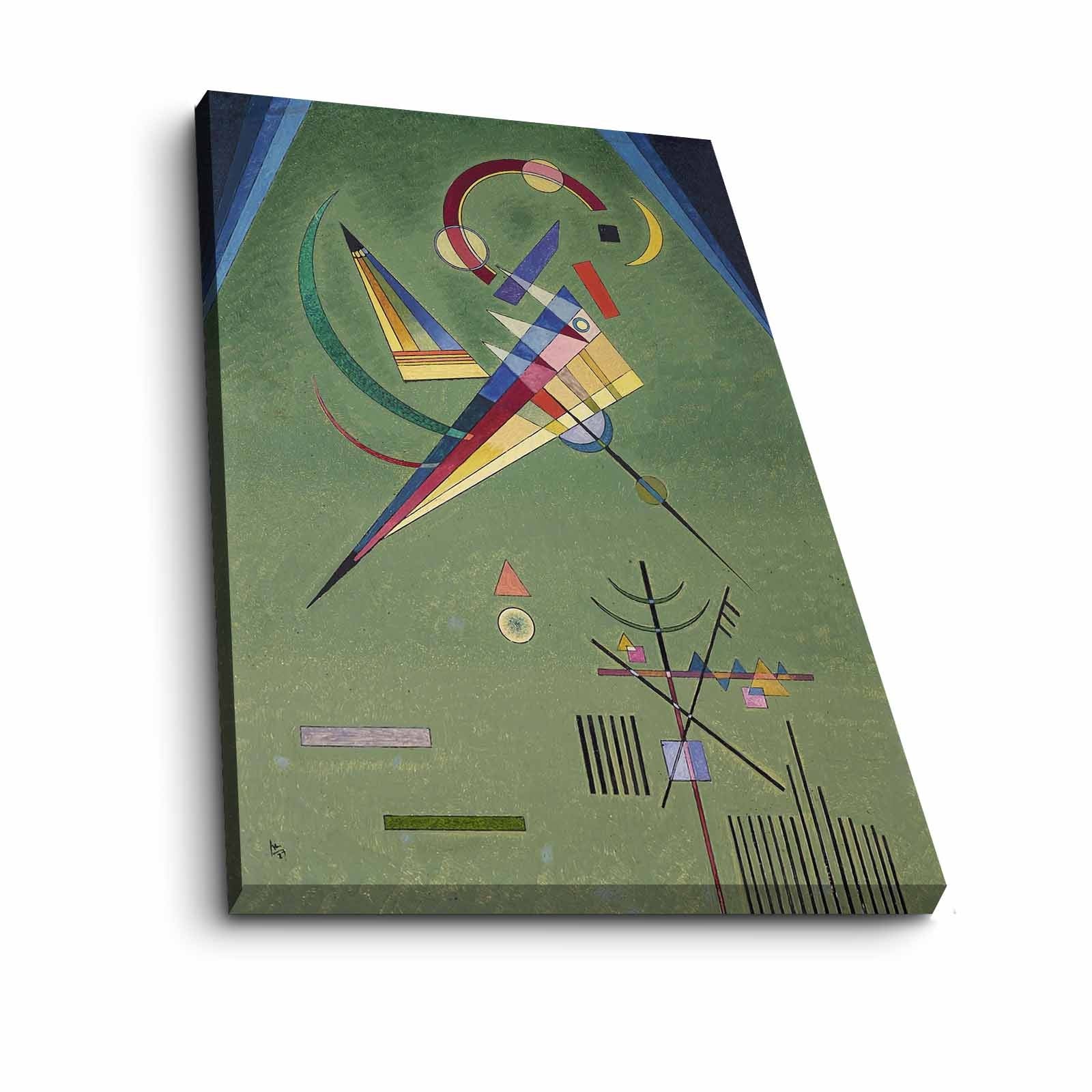 Quadro em Tela Decorativa Multicolorido 70x100 cm – Canvas Suede 100% com Moldura de Madeira 3 cm