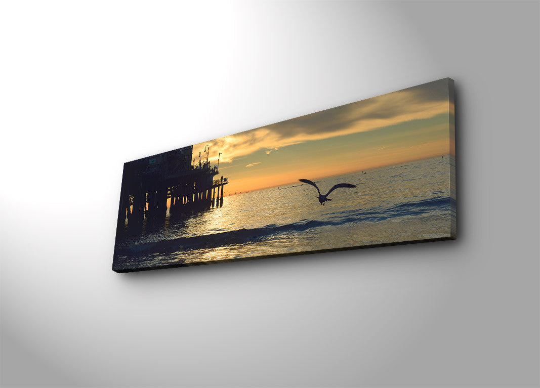 Tela Decorativa LED Iluminada 30x90cm - Pintura Multicolor Premium