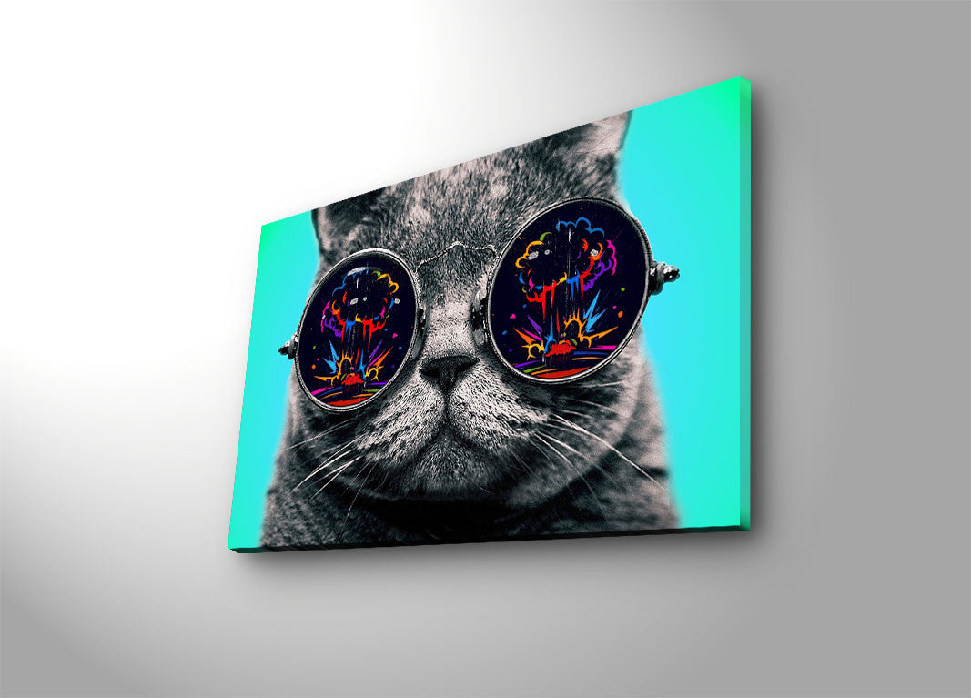Pintura em tela decorativa com iluminação LED, 45 x 70 cm, 100% camurça, moldura 100% madeira (3 cm), alimentada por bateria com interruptor liga/desliga, perfeita para decoração de casa