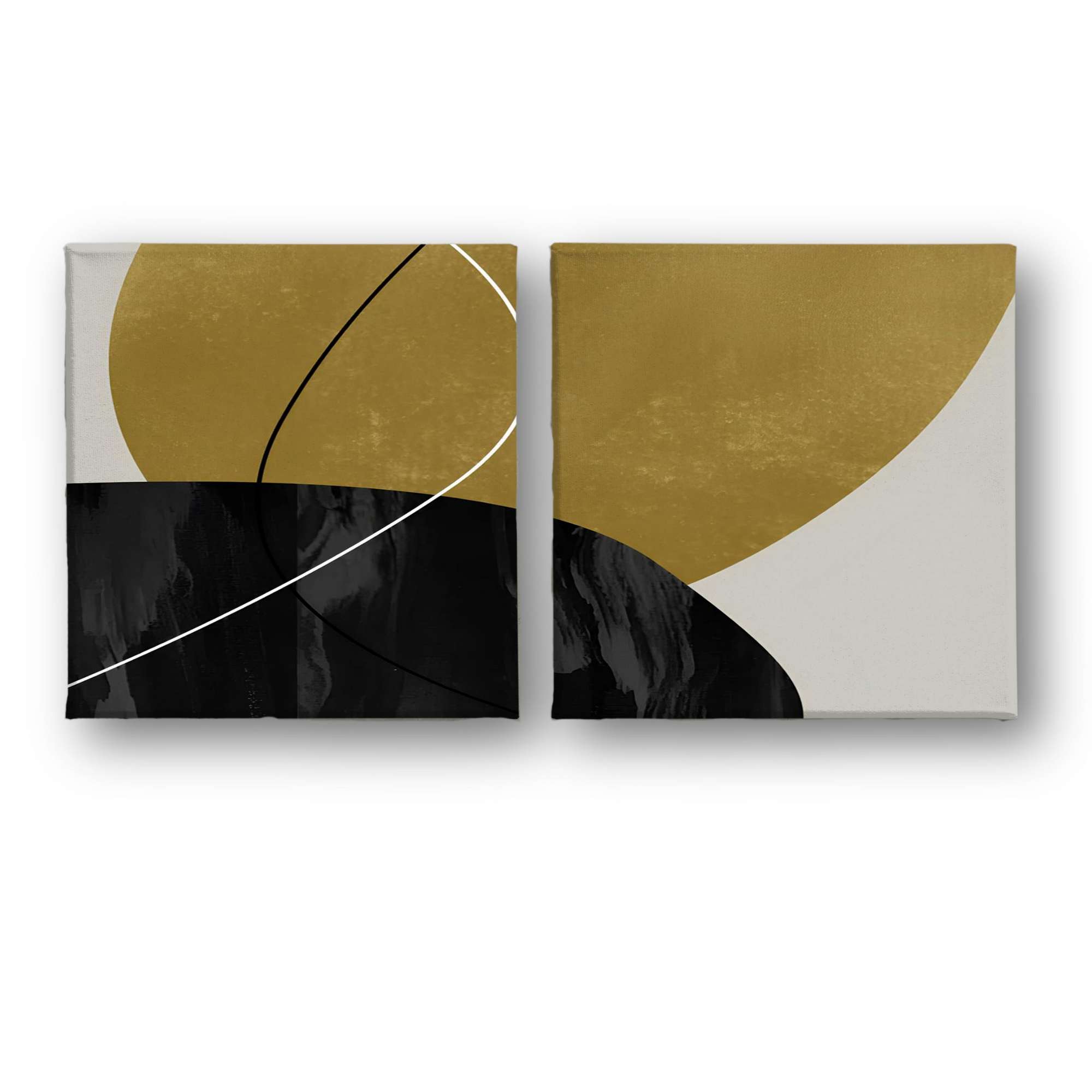 Quadros Decorativos Canvas 30x30cm - Set 2 Peças Multicolor