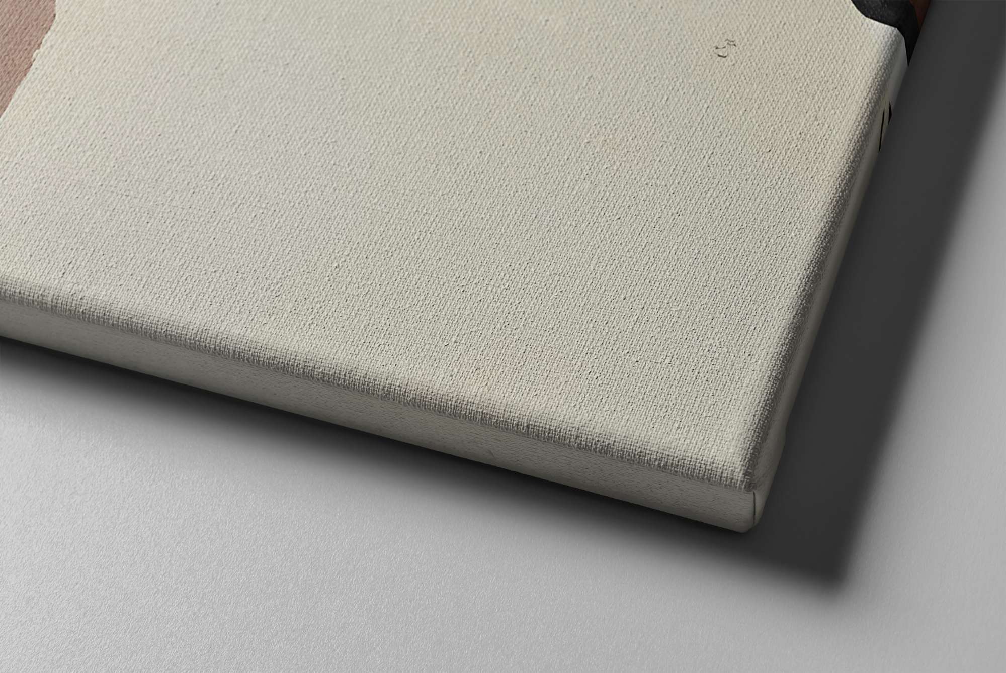 Conjunto 2 Telas Decorativas Canvas 30x30cm - Moldura Madeira