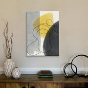 Quadro Decorativo Multicolor Canvas 50x70cm - Moldura Madeira