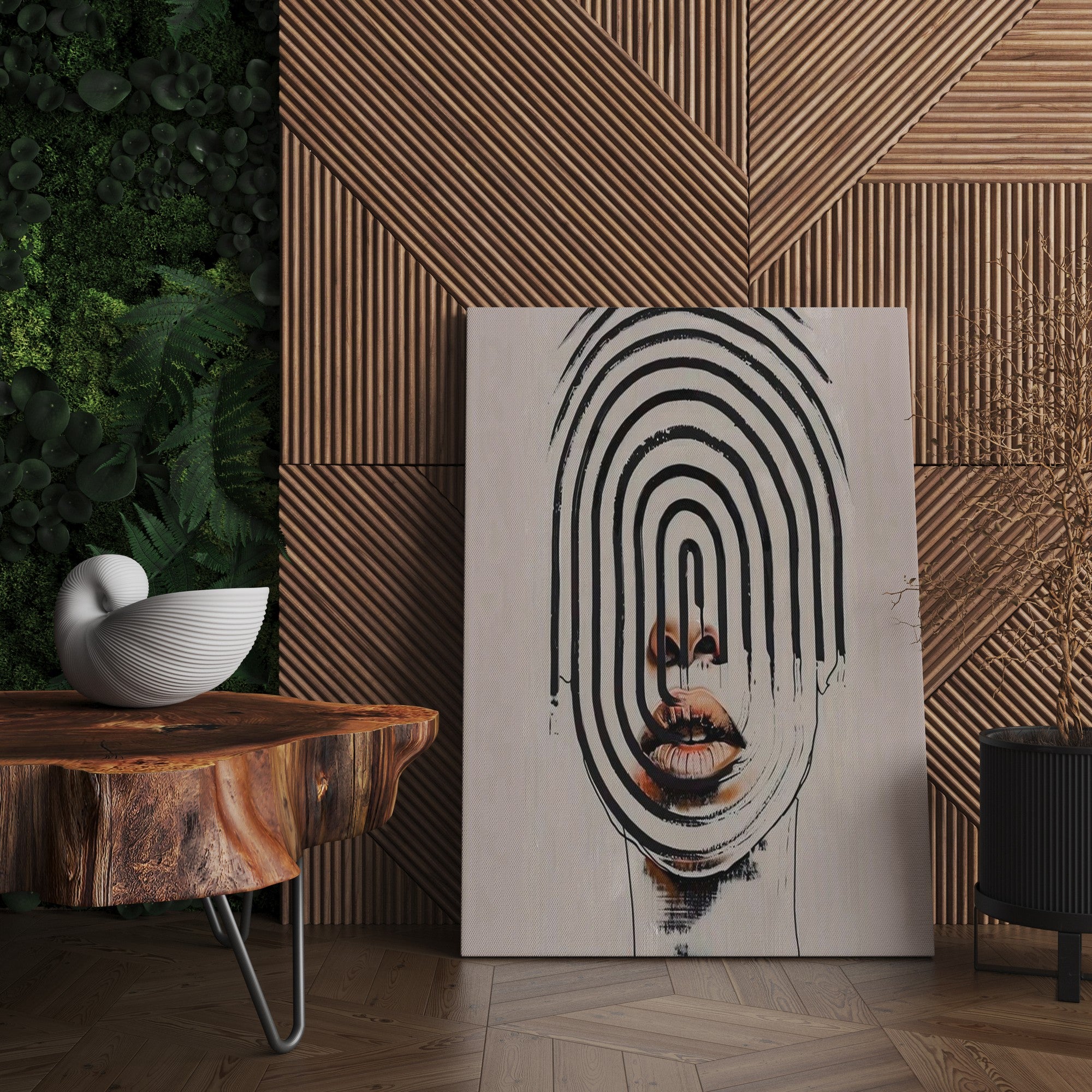 Tela Decorativa Multicolor 50x70cm - Pintura Artística Premium