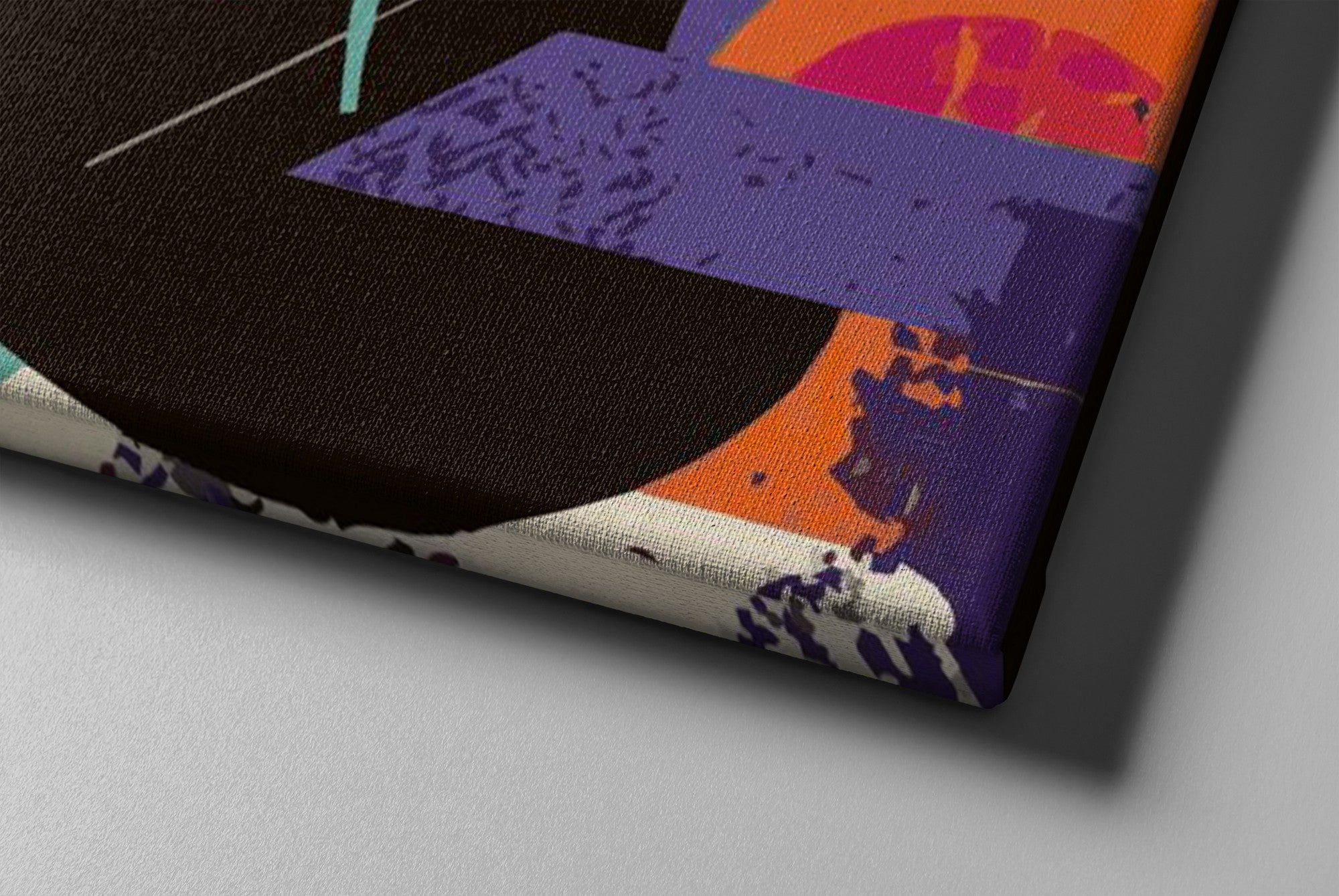 Tela Decorativa Multicolor 50x70cm - Arte Premium Canvas