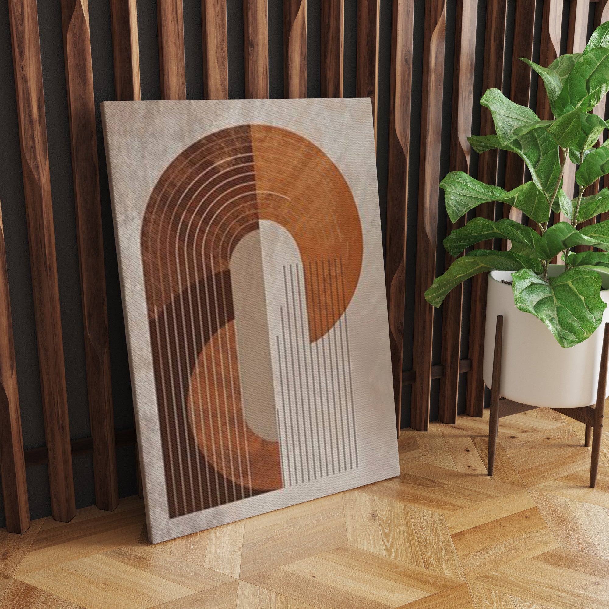 Tela Decorativa Multicolor 50x70cm - Arte Premium para Parede