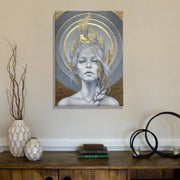 Quadro Decorativo Canvas Multicolor 50x70cm - Moldura Madeira