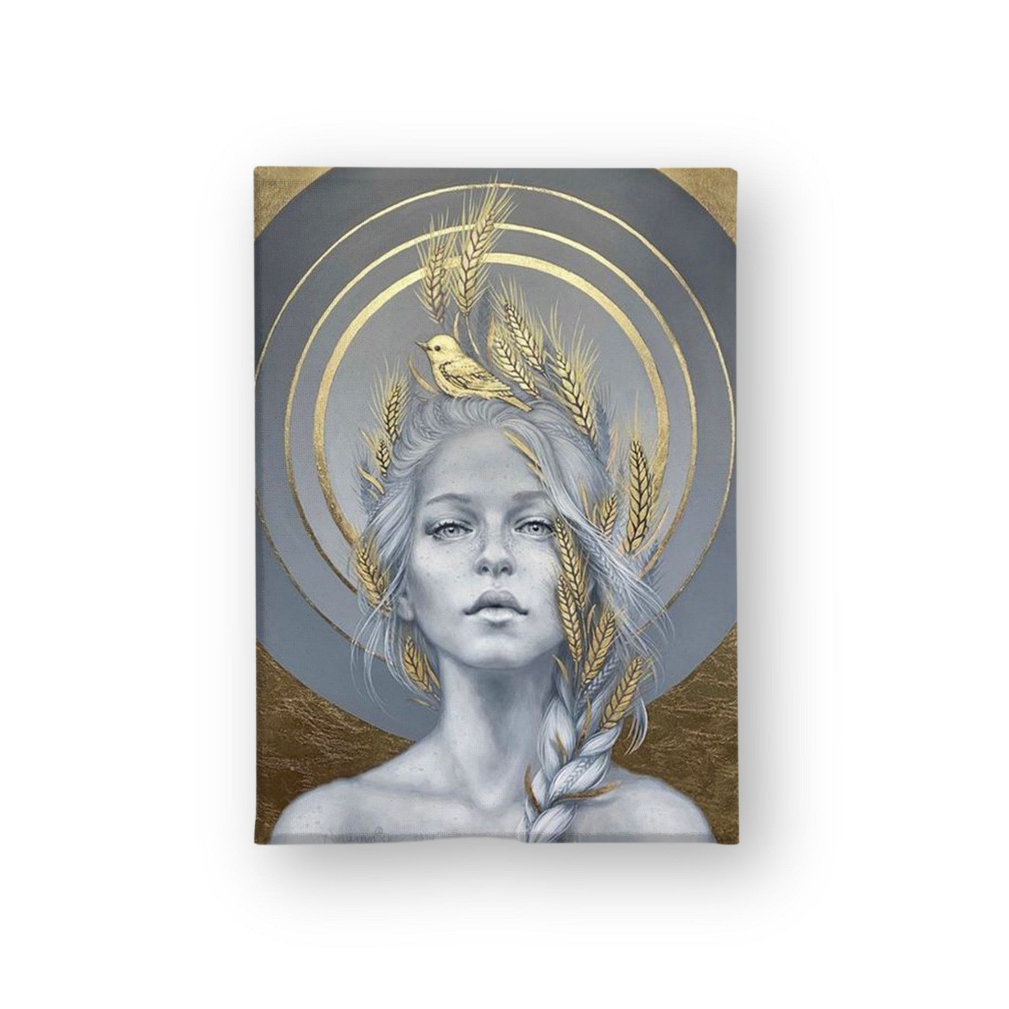 Quadro Decorativo Canvas Multicolor 50x70cm - Moldura Madeira