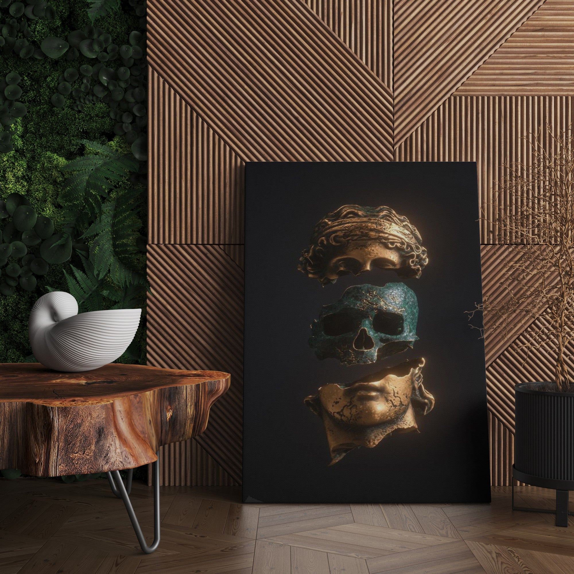 Tela Decorativa Multicolor 50x70cm - Arte Premium em Canvas